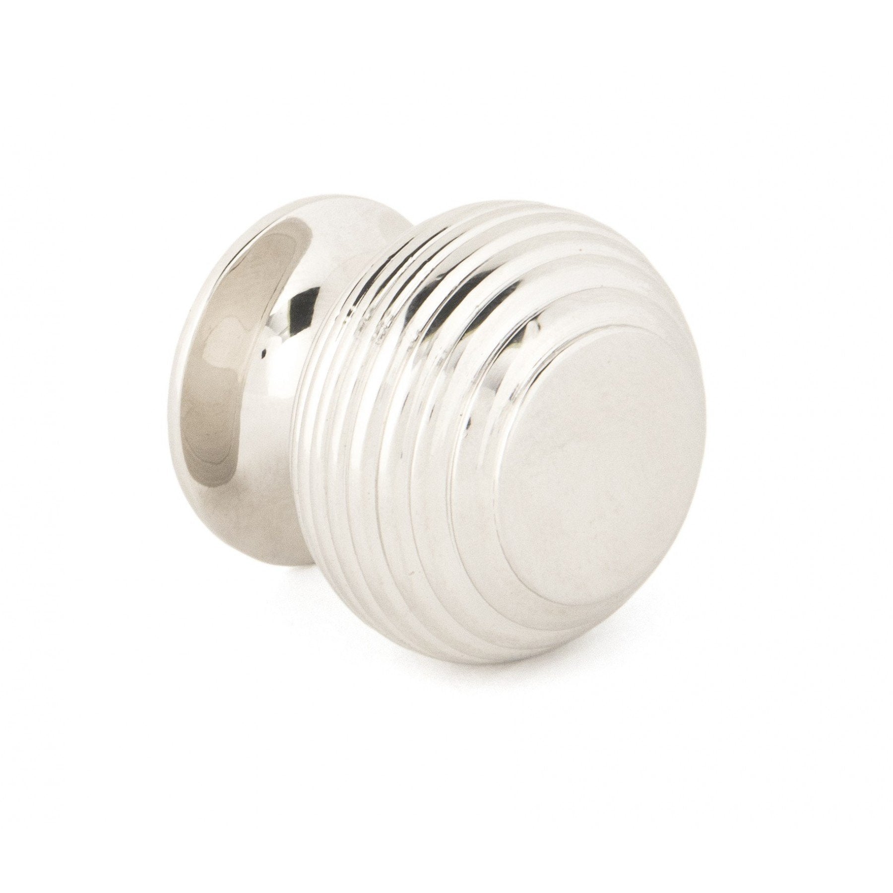 From the Anvil Polished Nickel Beehive Cabinet Knob - Small