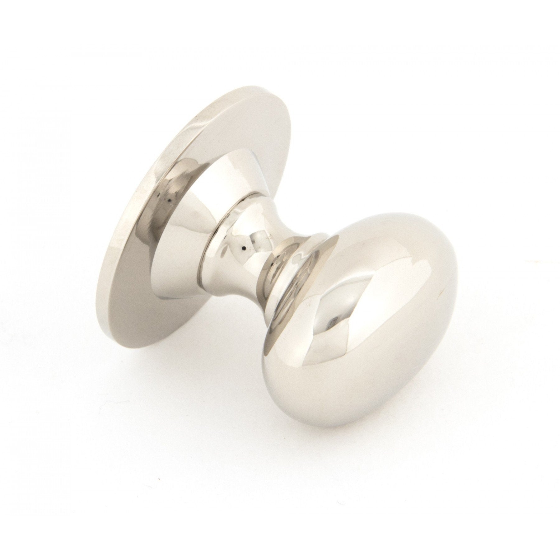 From the Anvil Polished Nickel Oval Cabinet Knob - Large - No.42 Interiors