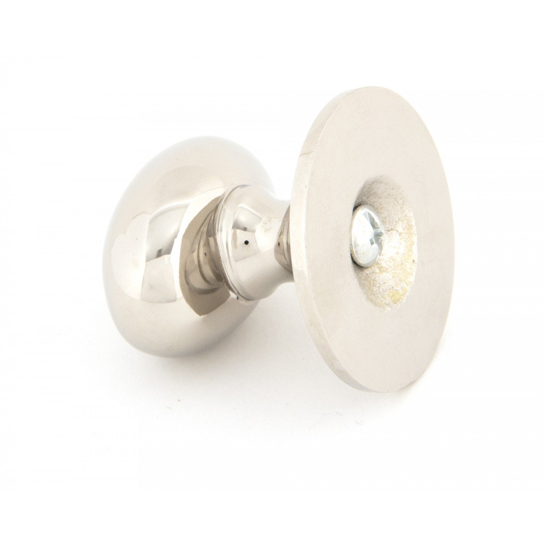 From the Anvil Polished Nickel Oval Cabinet Knob - Large - No.42 Interiors