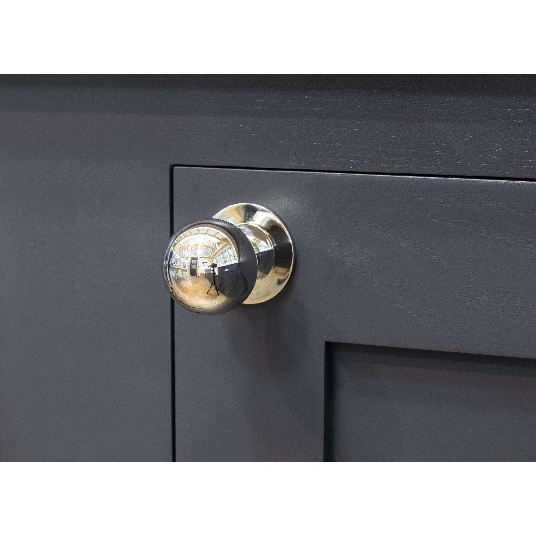 From the Anvil Polished Nickel Ball Cabinet Knob - Large - No.42 Interiors