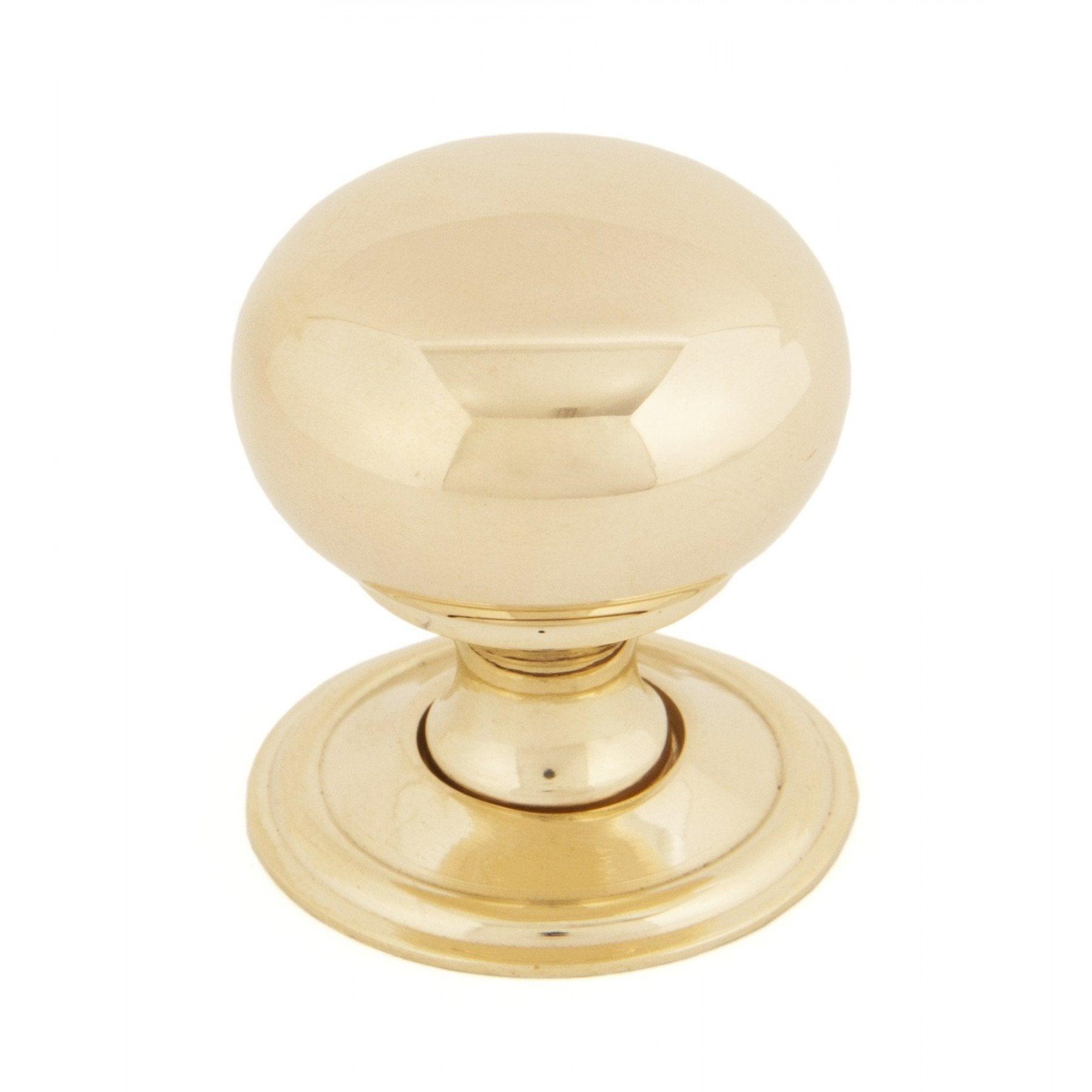 From the Anvil Polished Brass Mushroom Cabinet Knob - Small - No.42 Interiors