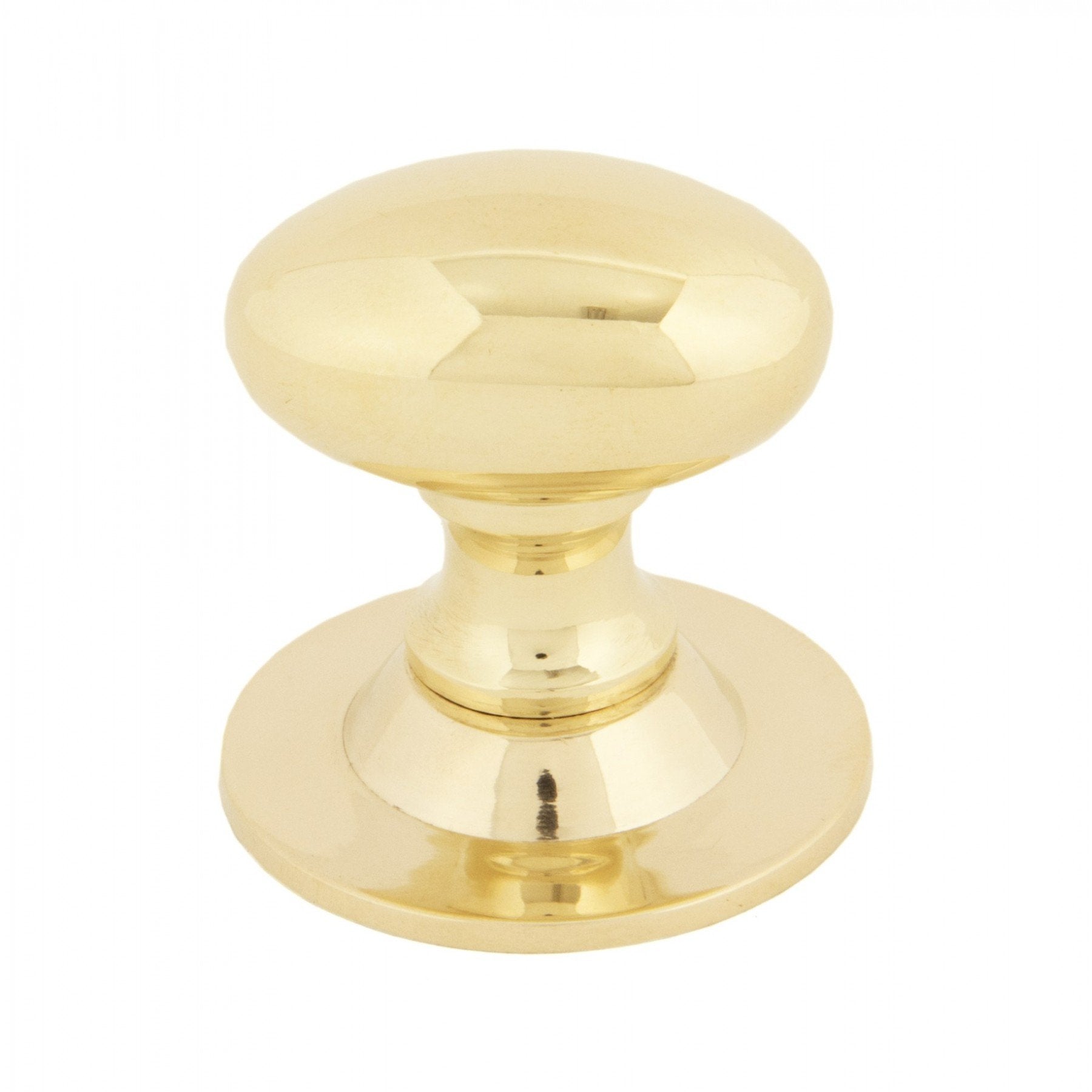 From the Anvil Polished Brass Oval Cabinet Knob - Small - No.42 Interiors