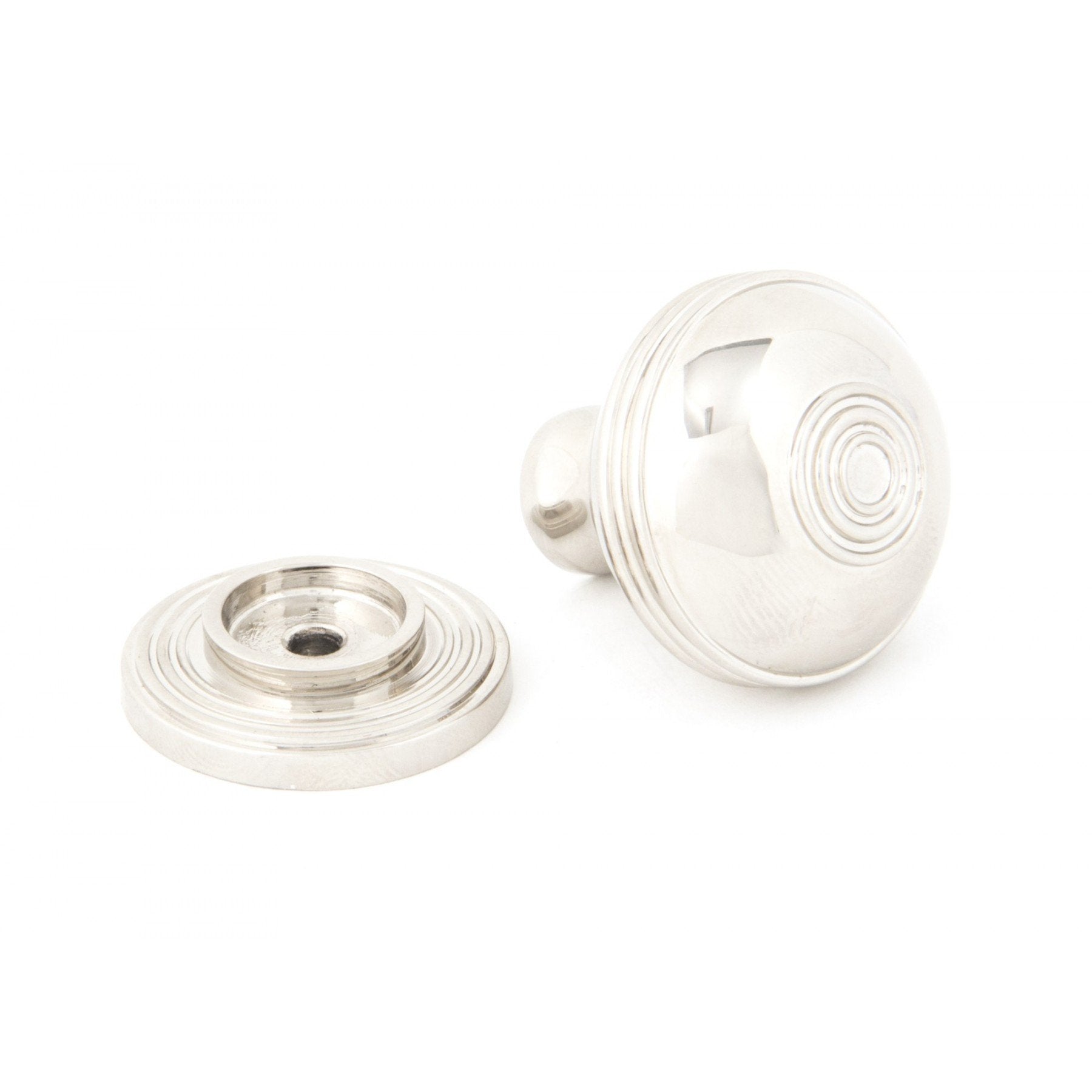 From the Anvil Polished Nickel Prestbury Cabinet Knob - Small - No.42 Interiors