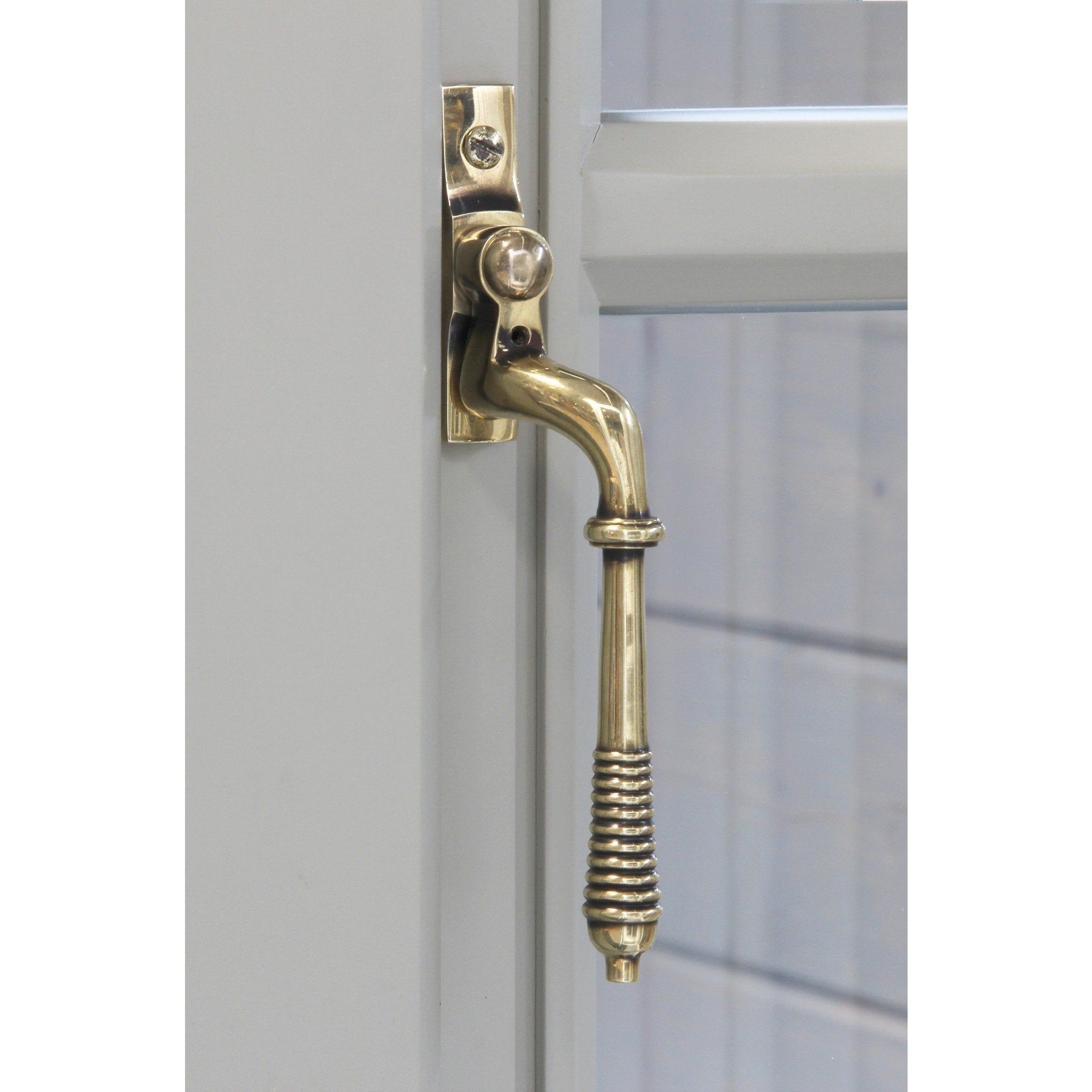 From the Anvil Aged Brass Reeded Espag - RH - No.42 Interiors