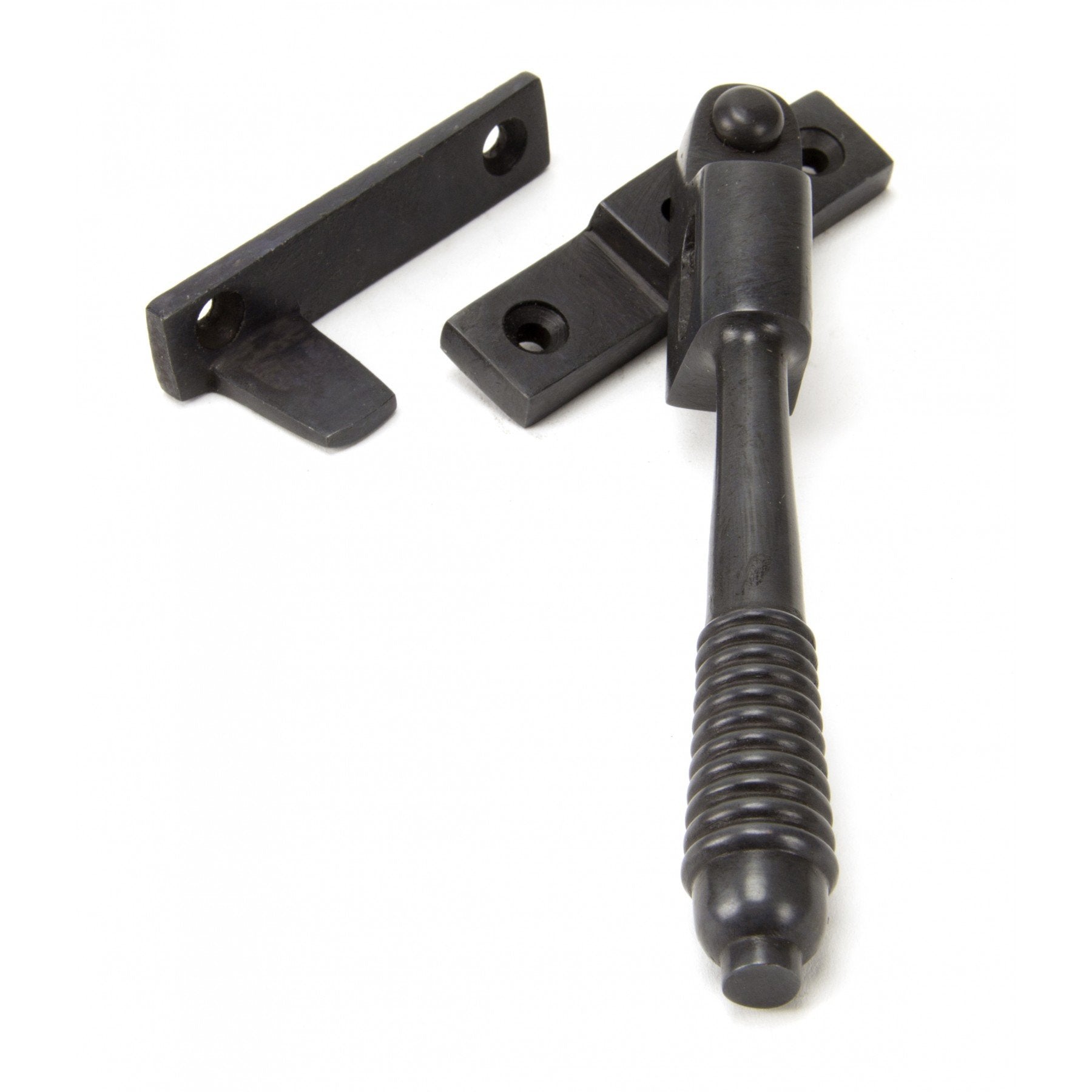 From the Anvil Aged Bronze Night Vent Reeded Fastener - Locking