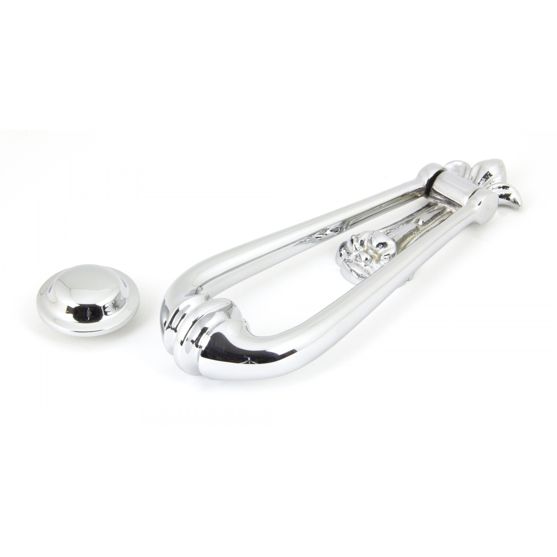 From the Anvil Polished Chrome Loop Door Knocker - No.42 Interiors