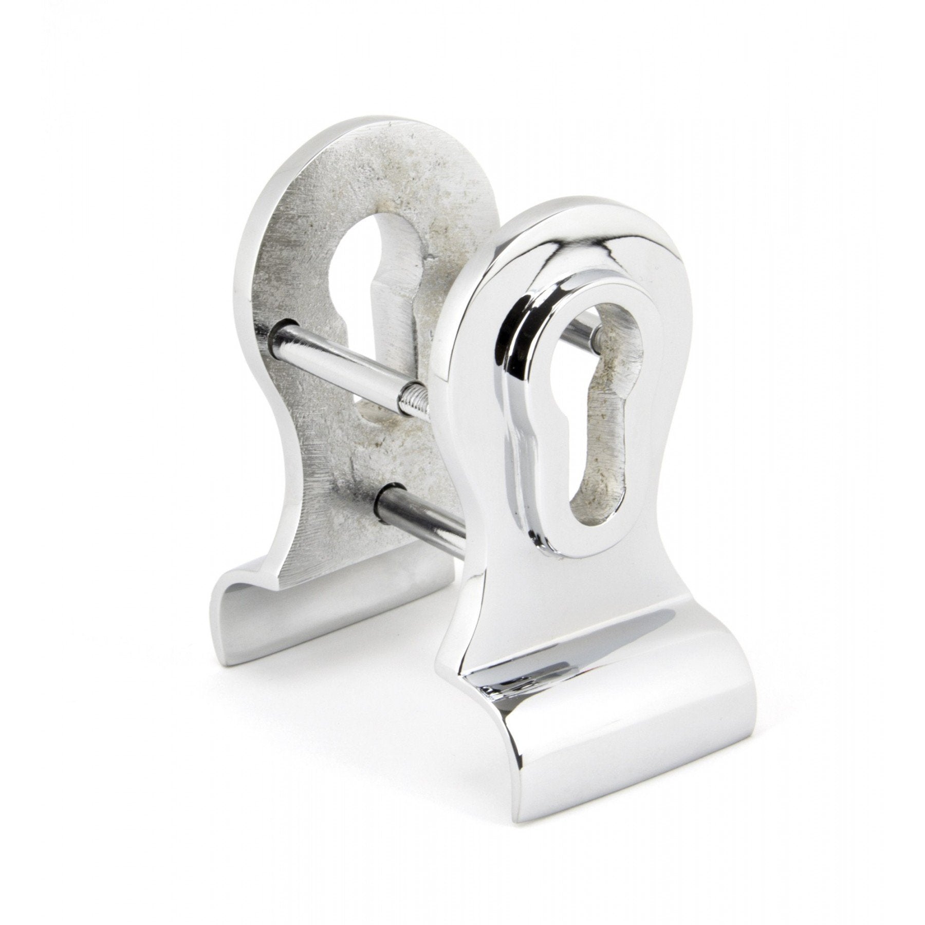 From the Anvil Polished Chrome 50mm Euro Door Pull (Back to Back fixings) - No.42 Interiors