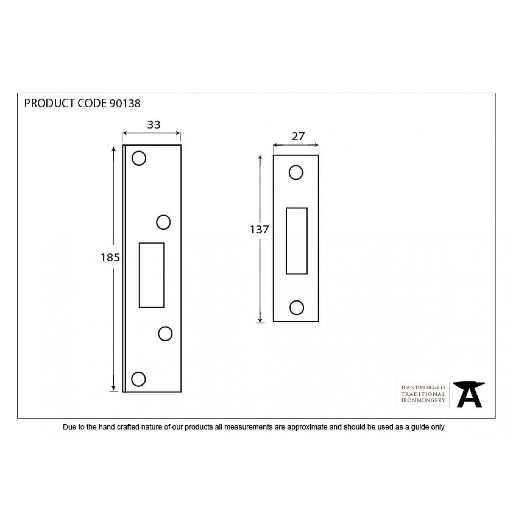 From the Anvil SSS 1/2'' Rebate Kit for Deadlock - No.42 Interiors