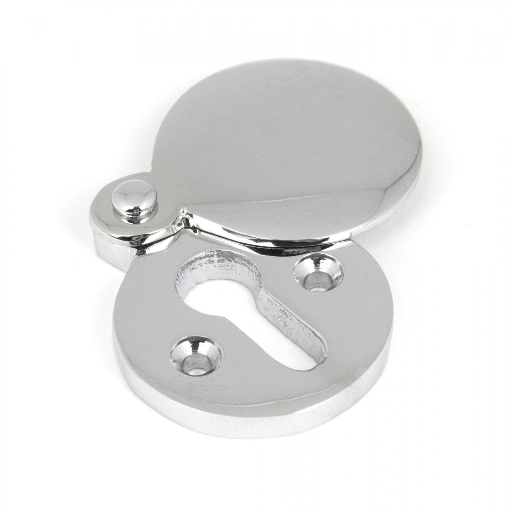 From the Anvil Polished Chrome Round Escutcheon - No.42 Interiors