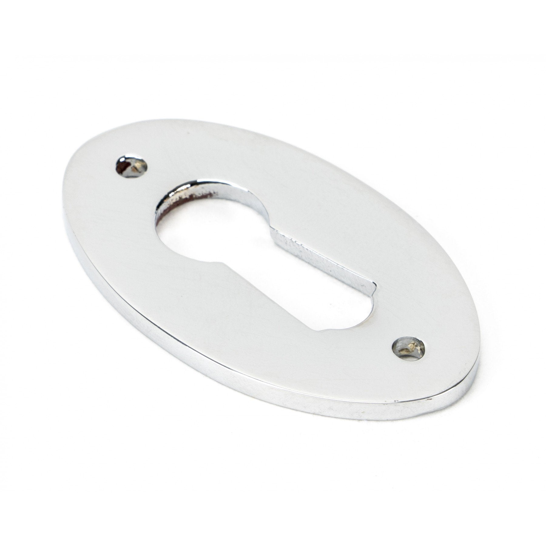From the Anvil Polished Chrome Oval Escutcheon - No.42 Interiors