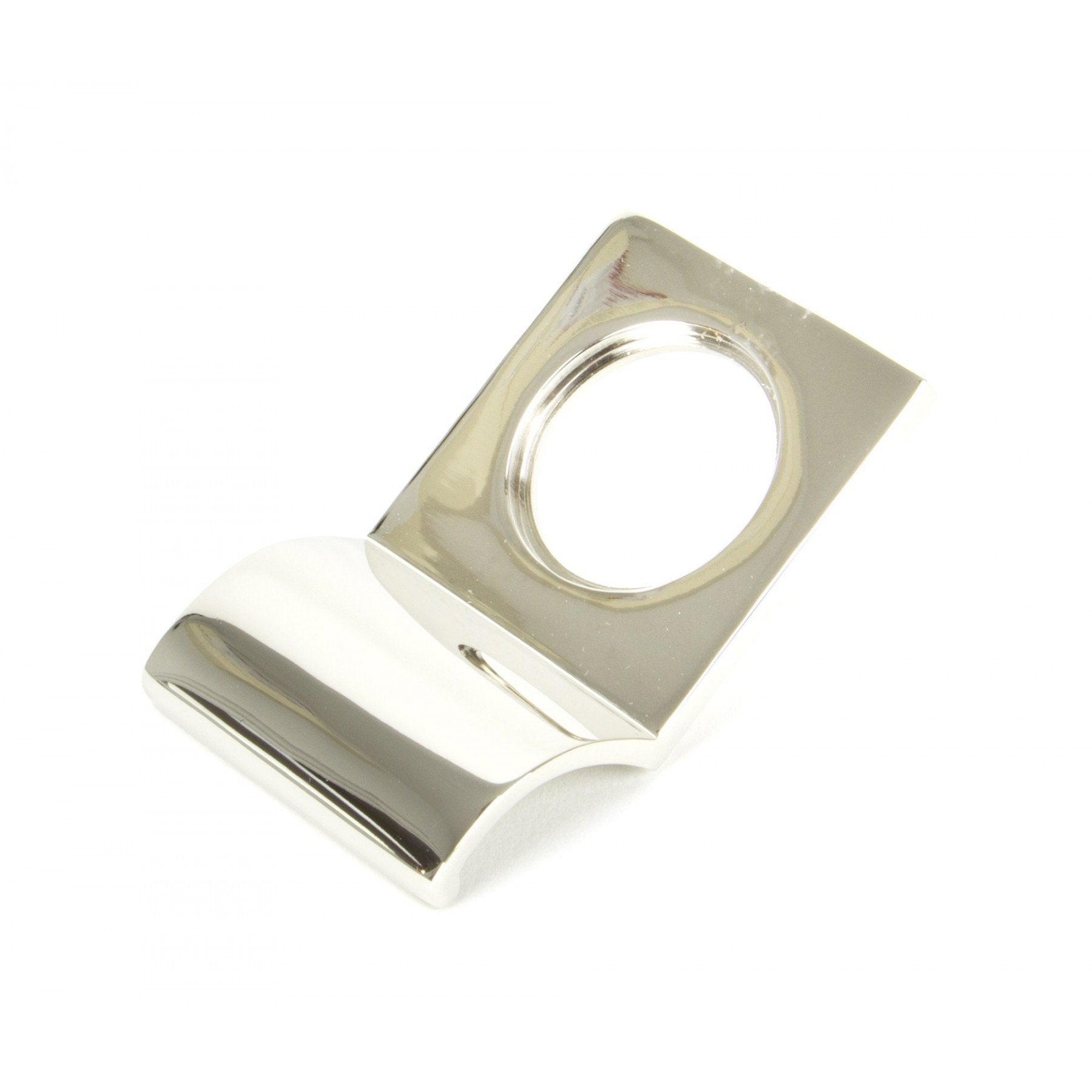 From the Anvil Polished Nickel Rim Cylinder Pull - No.42 Interiors