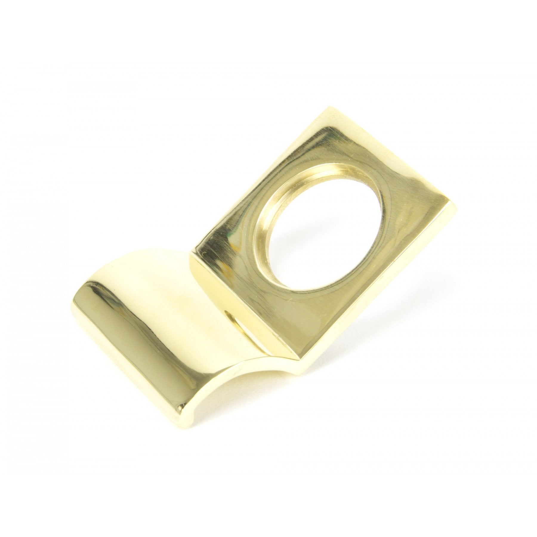 From the Anvil Polished Brass Rim Cylinder Pull