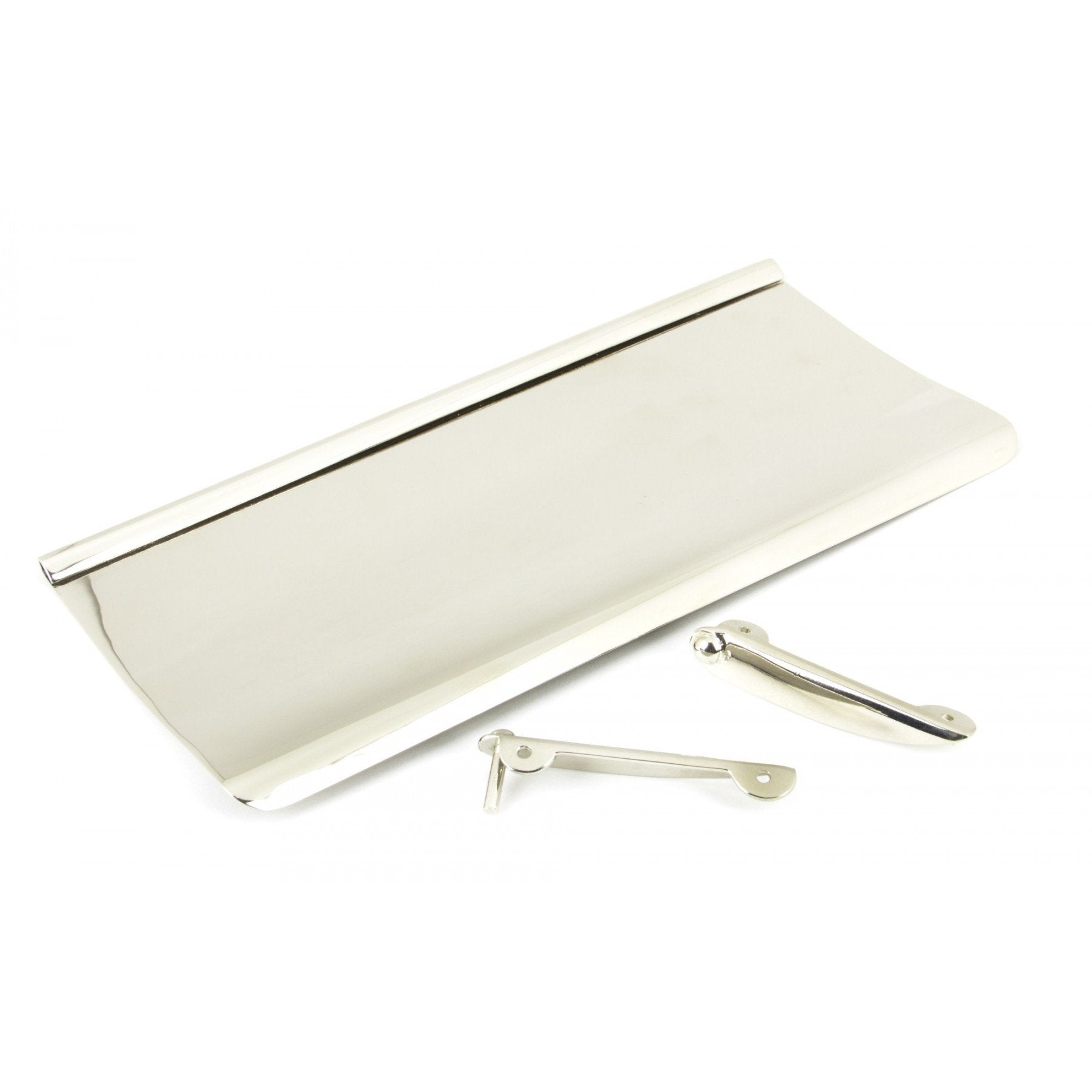 From the Anvil Polished Nickel Small Letterplate Cover