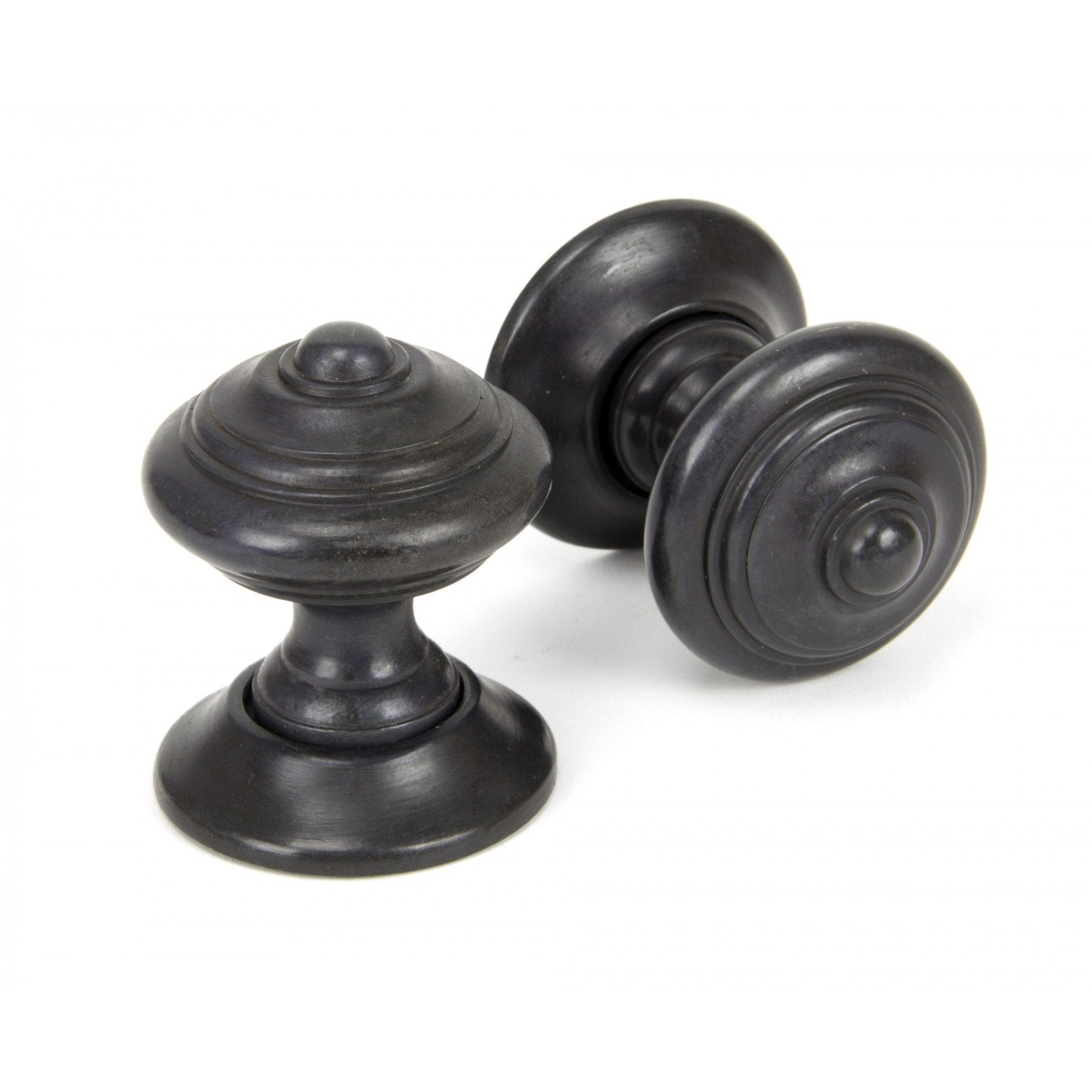 From the Anvil Aged Bronze Elmore Concealed Mortice Knob Set - No.42 Interiors
