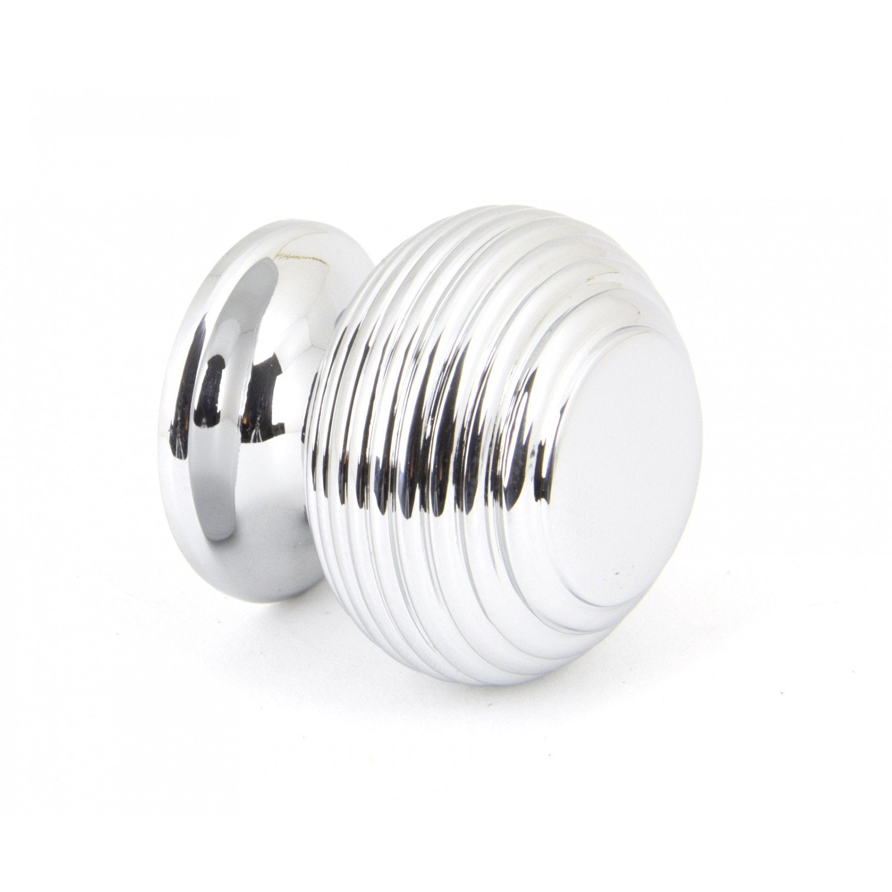 From the Anvil Polished Chrome Beehive Cabinet Knob - Small - No.42 Interiors