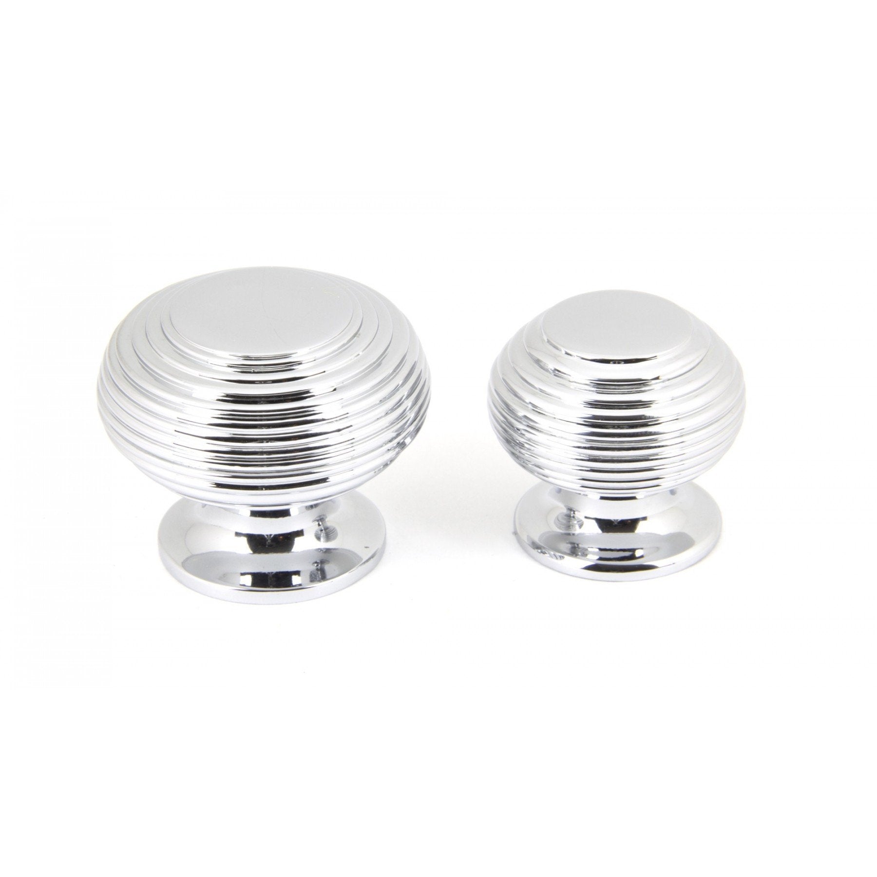 From the Anvil Polished Chrome Beehive Cabinet Knob - Small - No.42 Interiors