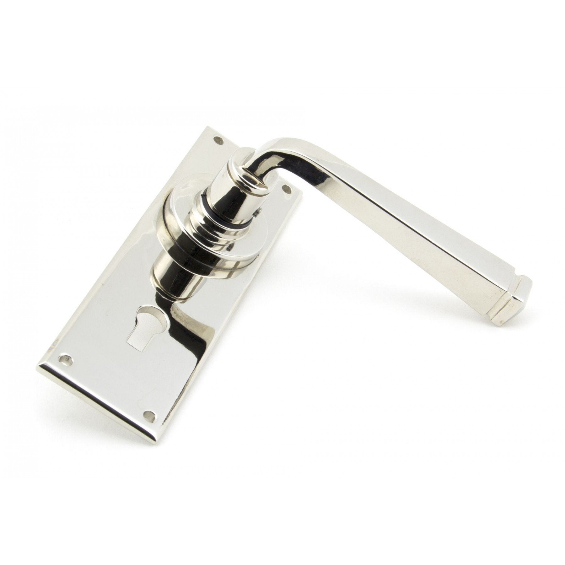 From the Anvil Polished Nickel Avon Lever Lock Set