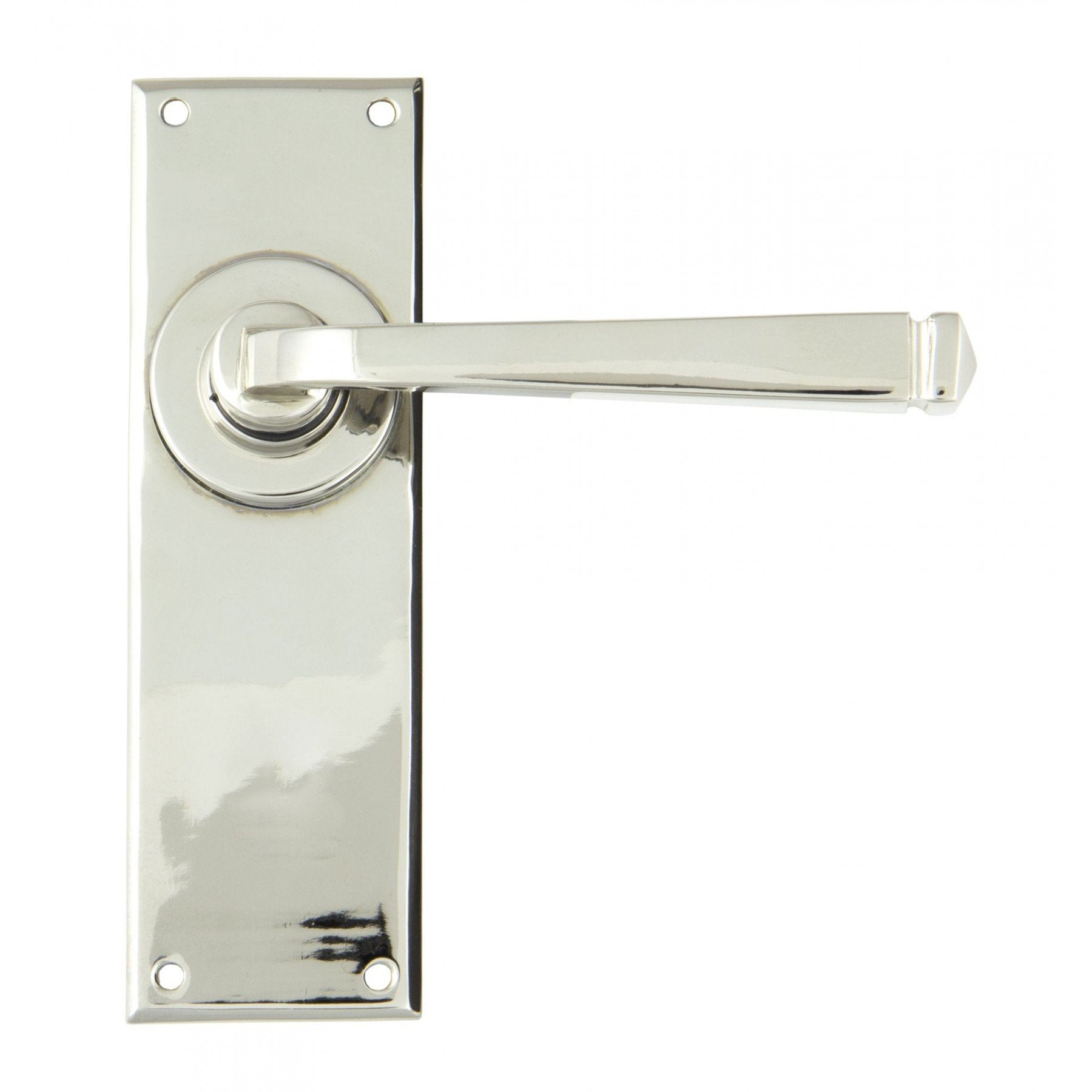 From the Anvil Polished Nickel Avon Lever Latch Set