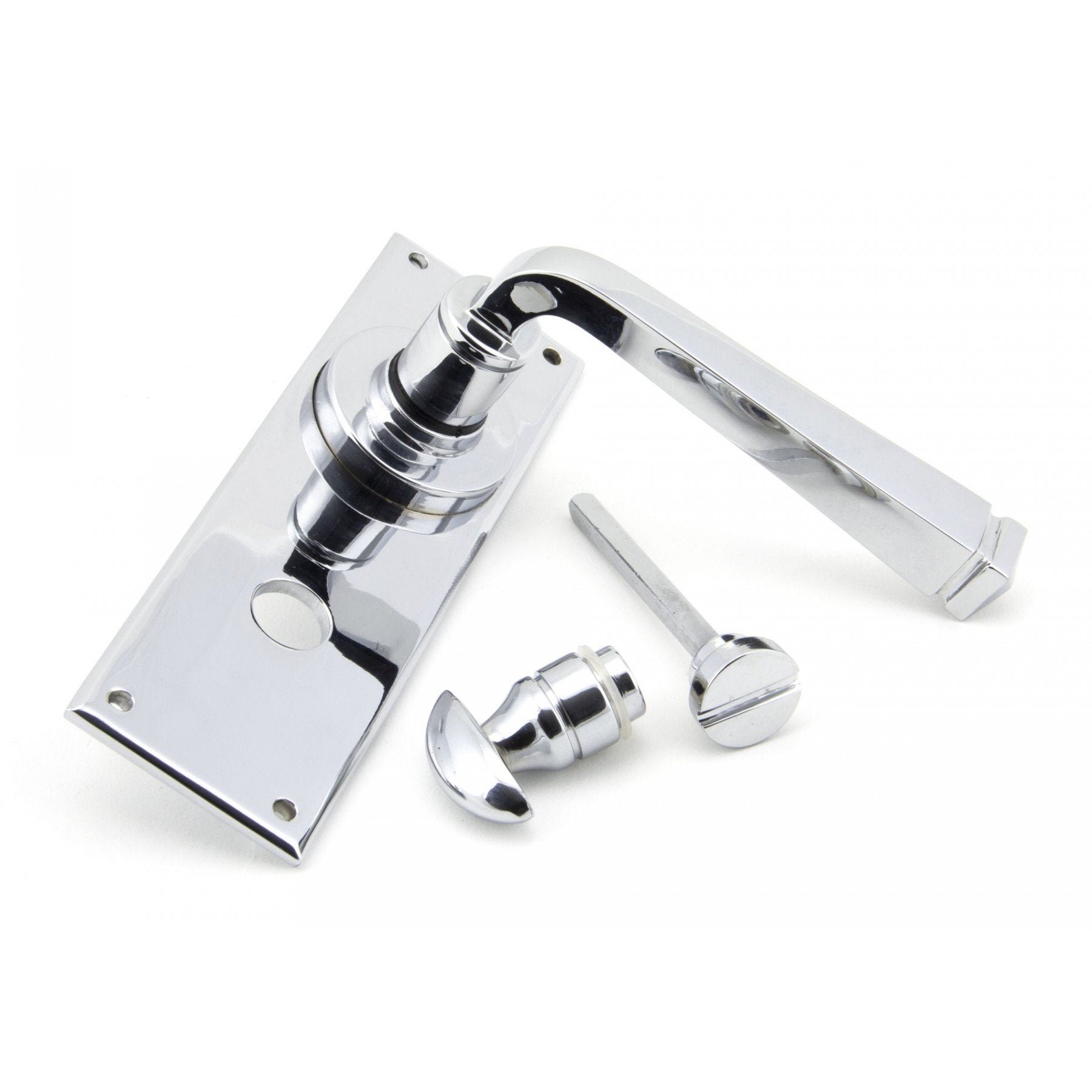 From the Anvil Polished Chrome Avon Lever Bathroom Set
