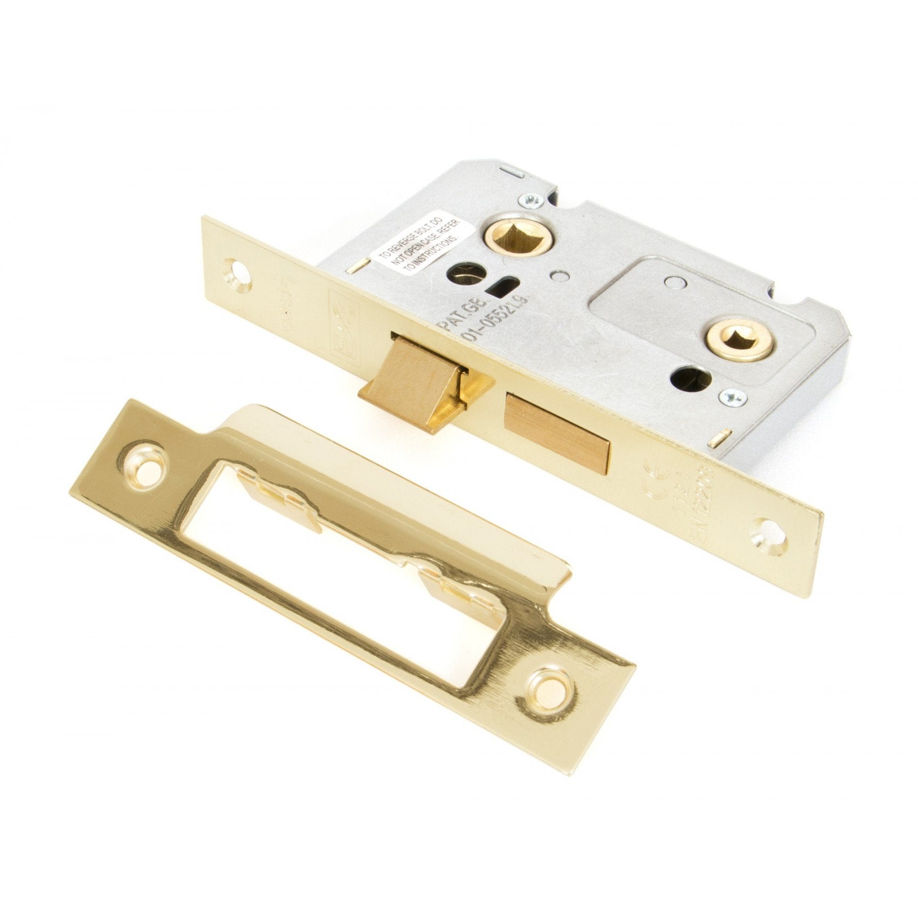 From the Anvil Electro Brass 2 1/2" Bathroom Mortice Lock - No.42 Interiors