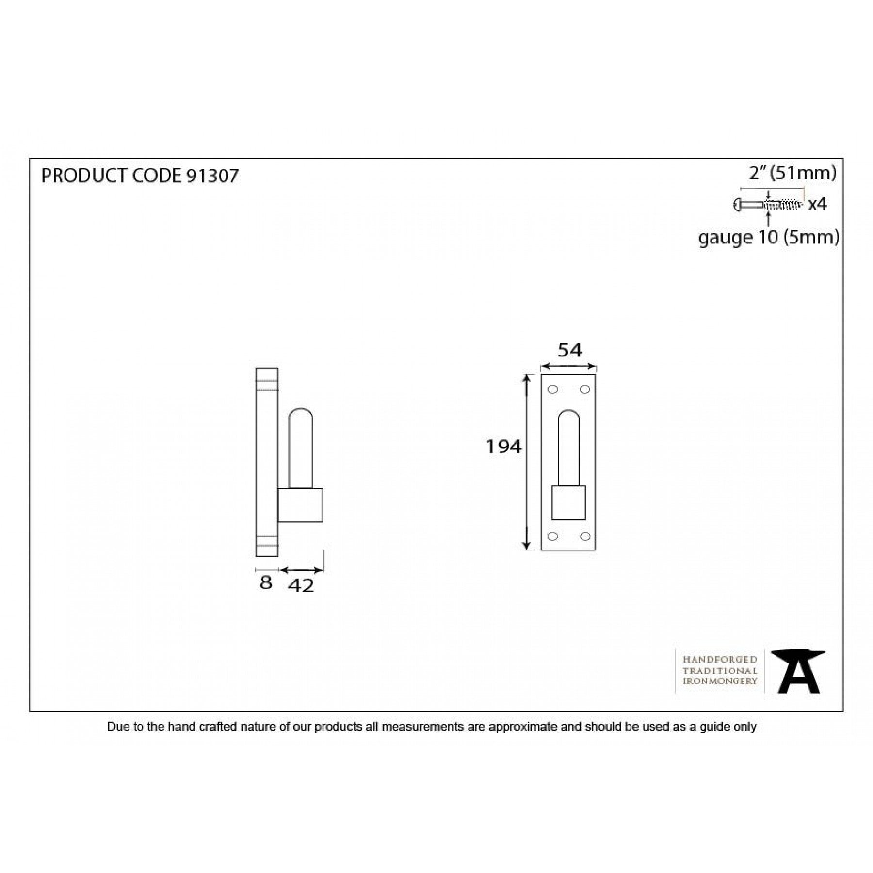 From the Anvil Pewter Frame Hook for 33741 (pair) - No.42 Interiors
