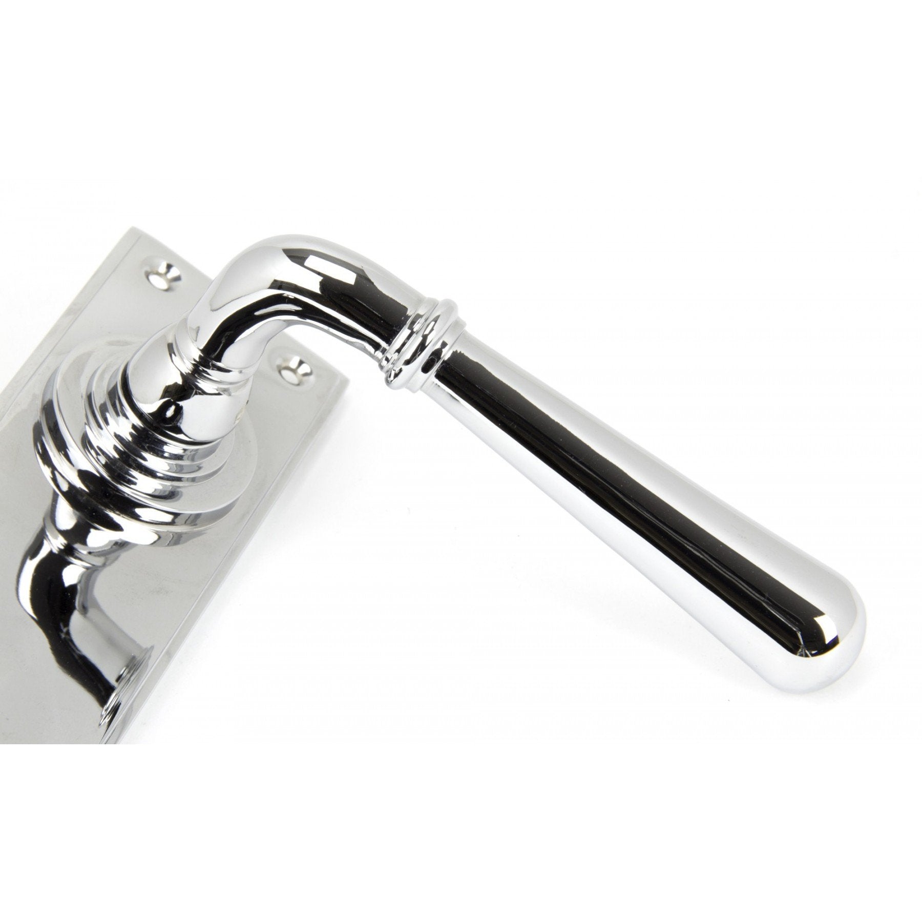 From the Anvil Polished Chrome Newbury Lever Latch Set - No.42 Interiors