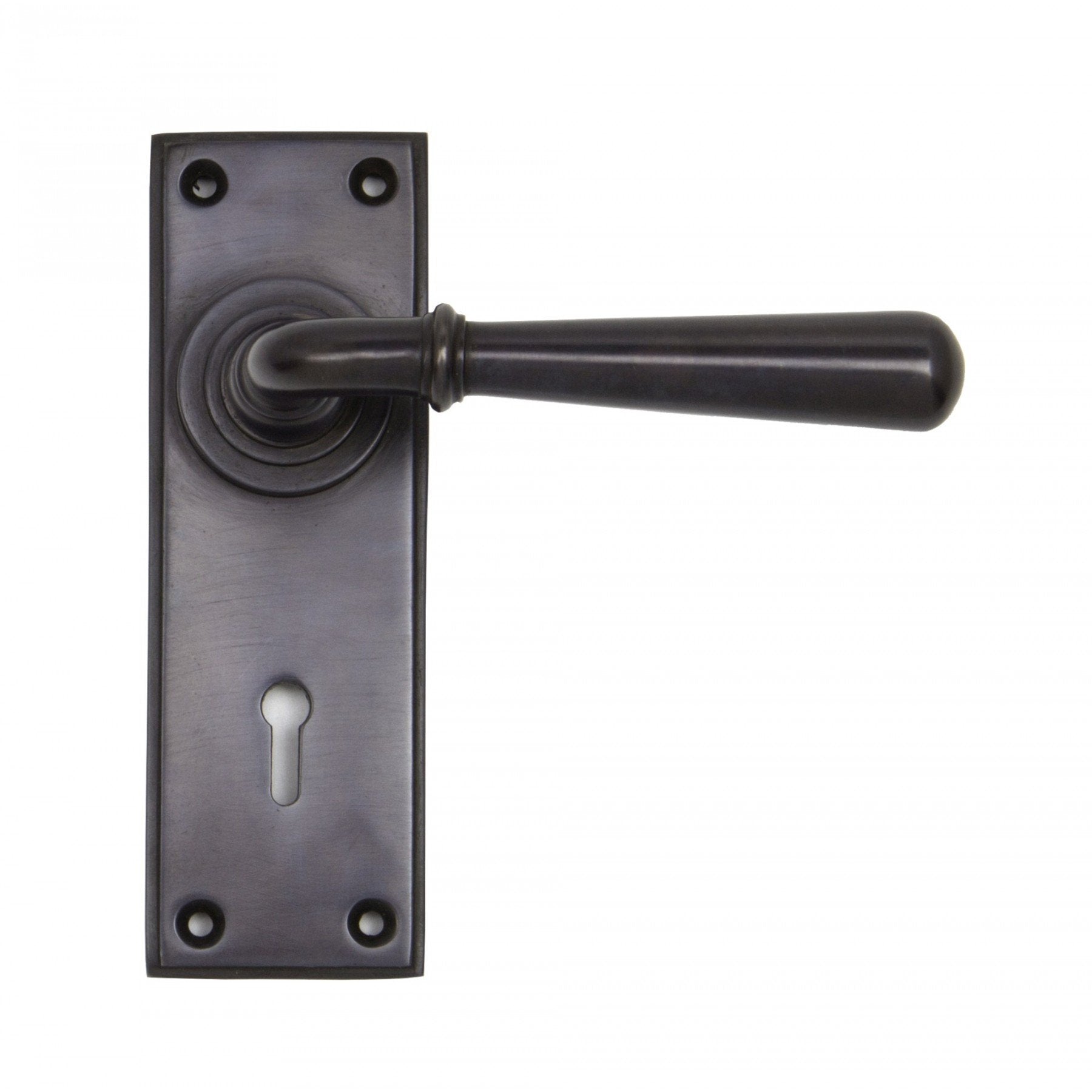 From the Anvil Aged Bronze Newbury Lever Lock Set