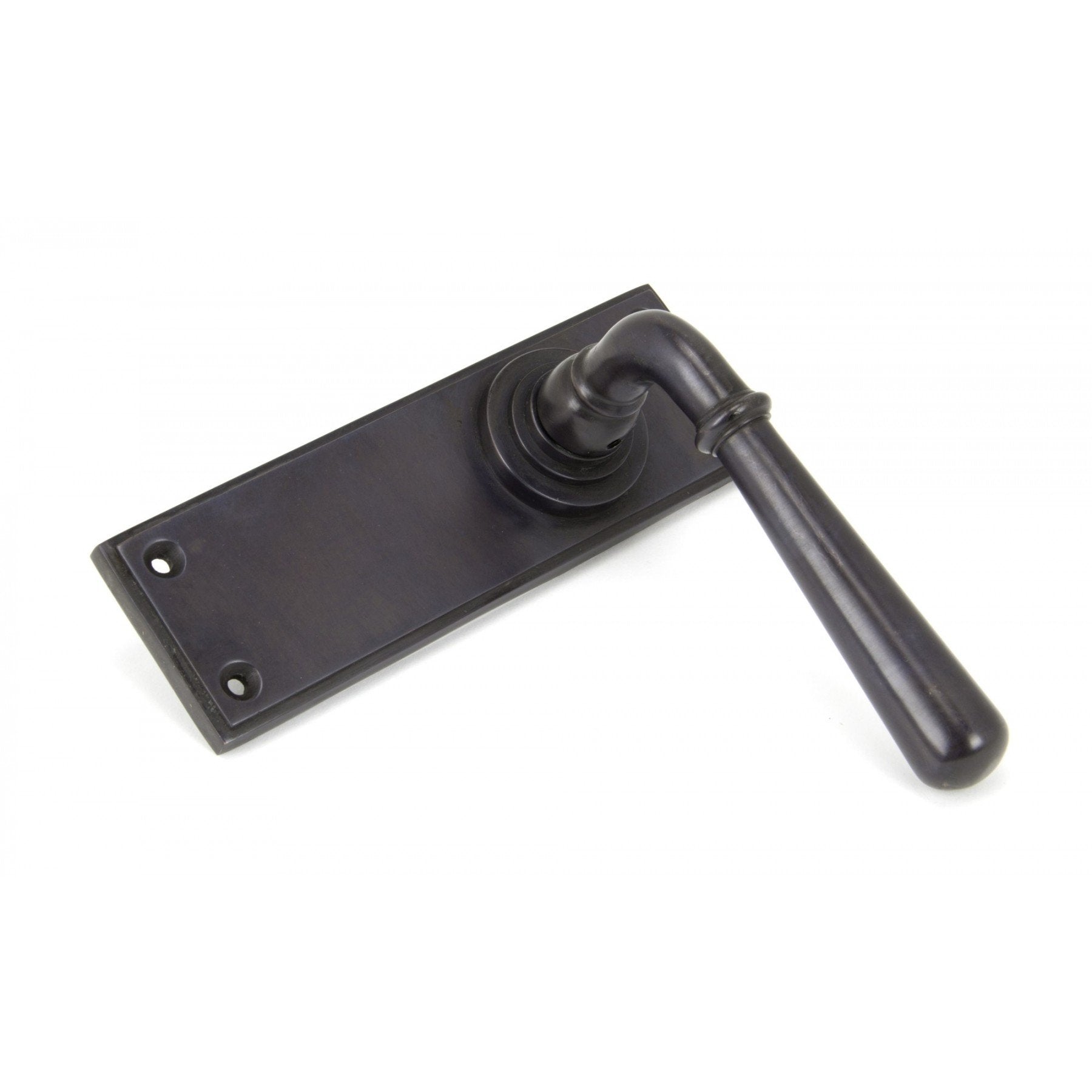 From the Anvil Aged Bronze Newbury Lever Latch Set