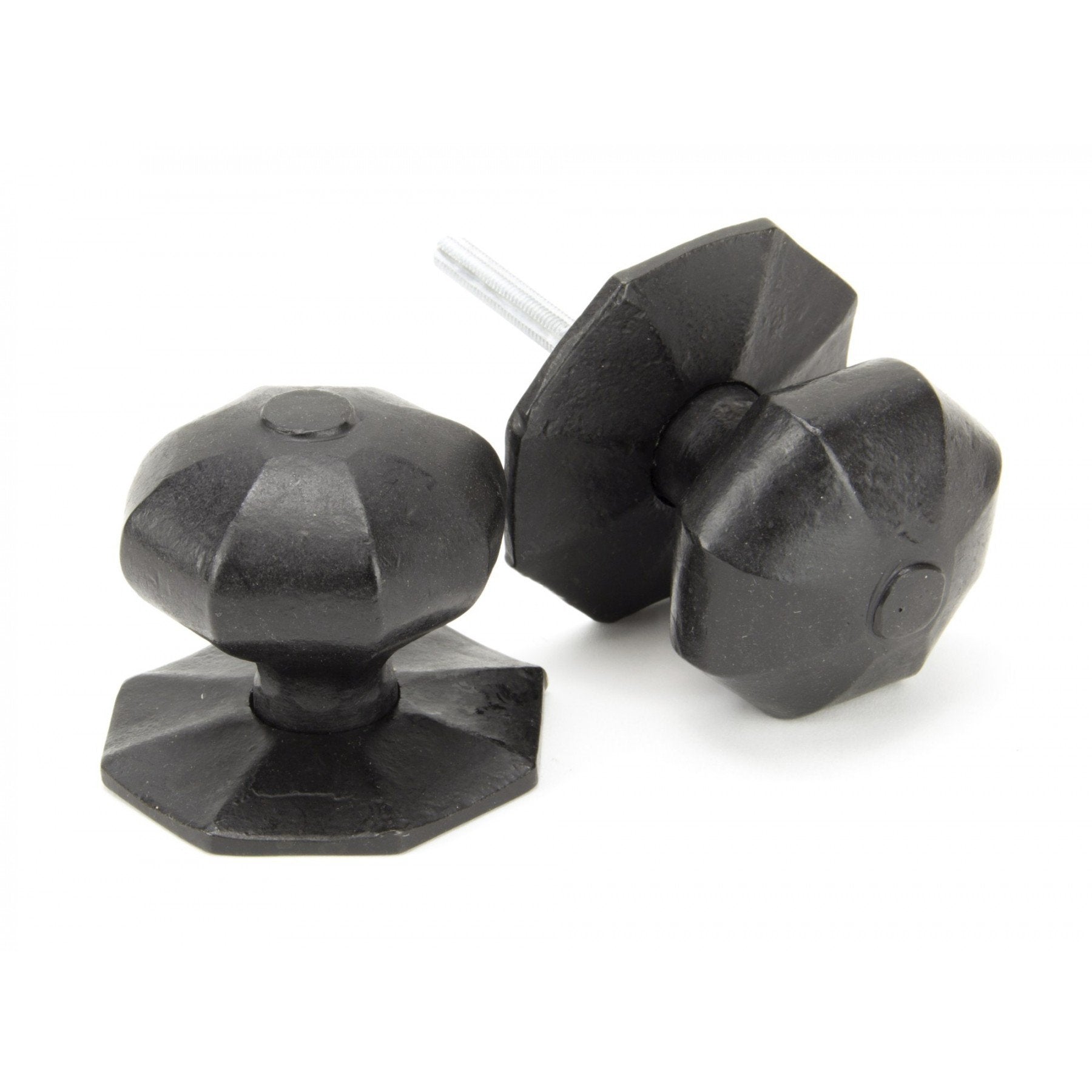 From the Anvil External Beeswax Octagonal Mortice/Rim Knob Set - Large - No.42 Interiors