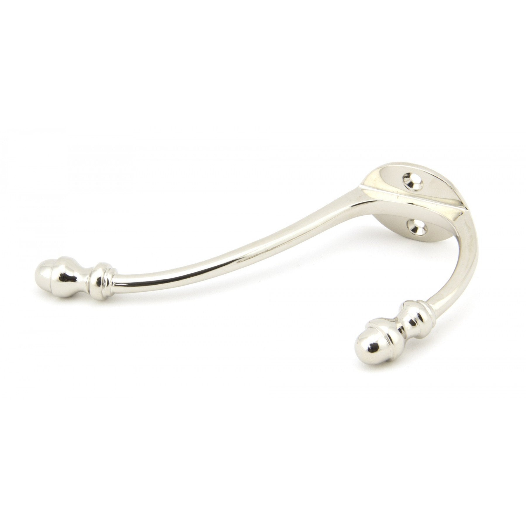 From the Anvil Polished Nickel Hat & Coat Hook - No.42 Interiors