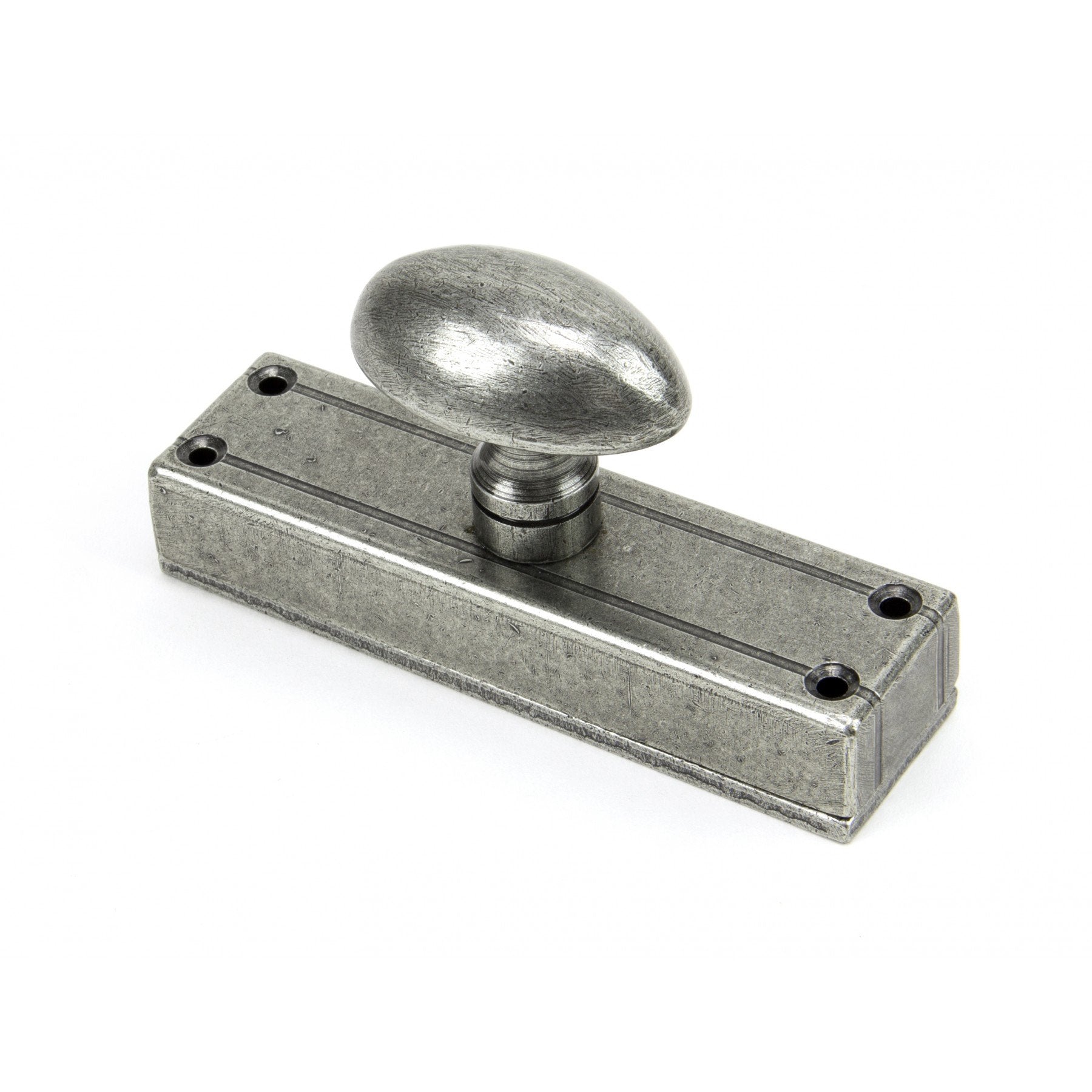 From the Anvil Pewter knob for Cremone Bolt