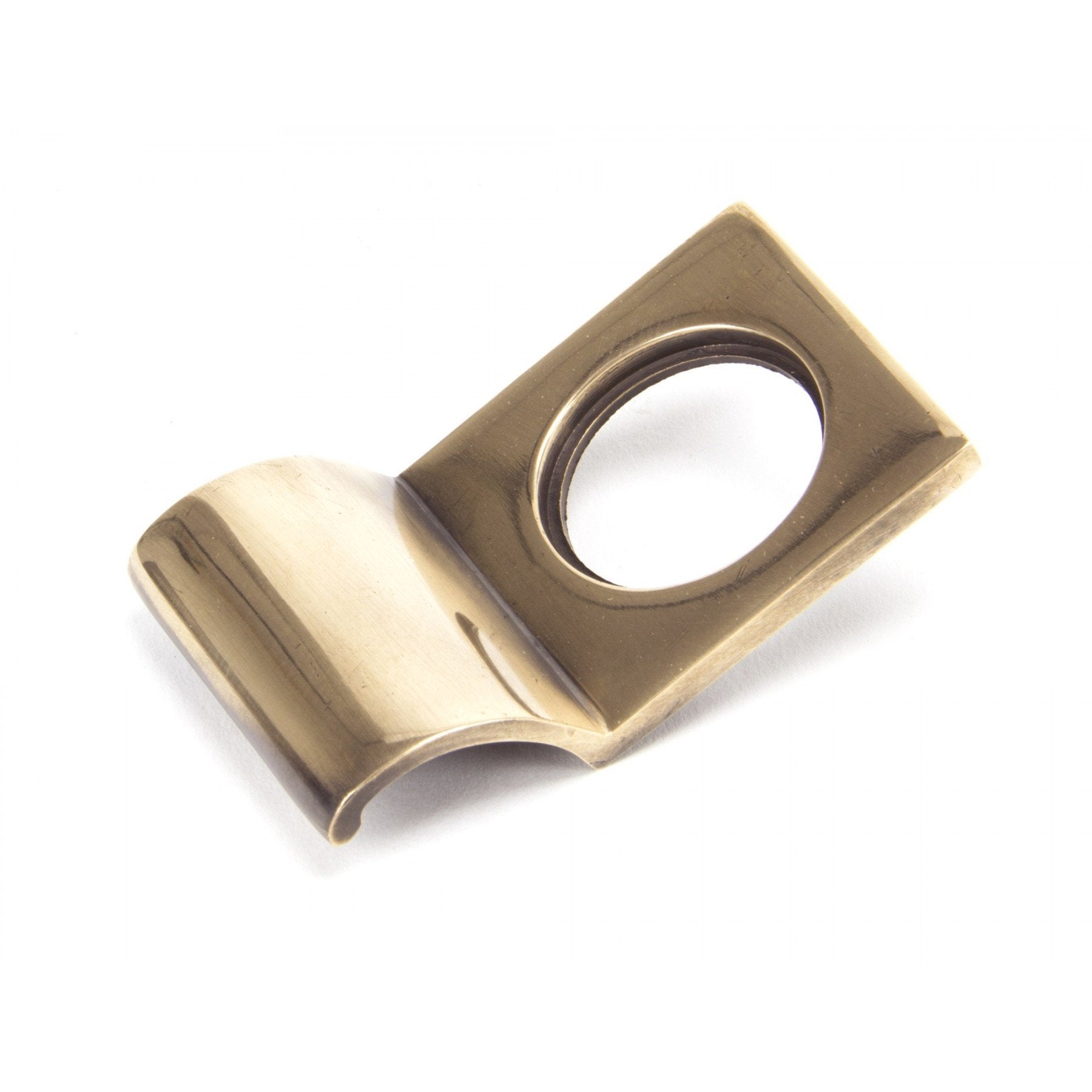 From The Anvil Polished Bronze Rim Cylinder Pull - No.42 Interiors