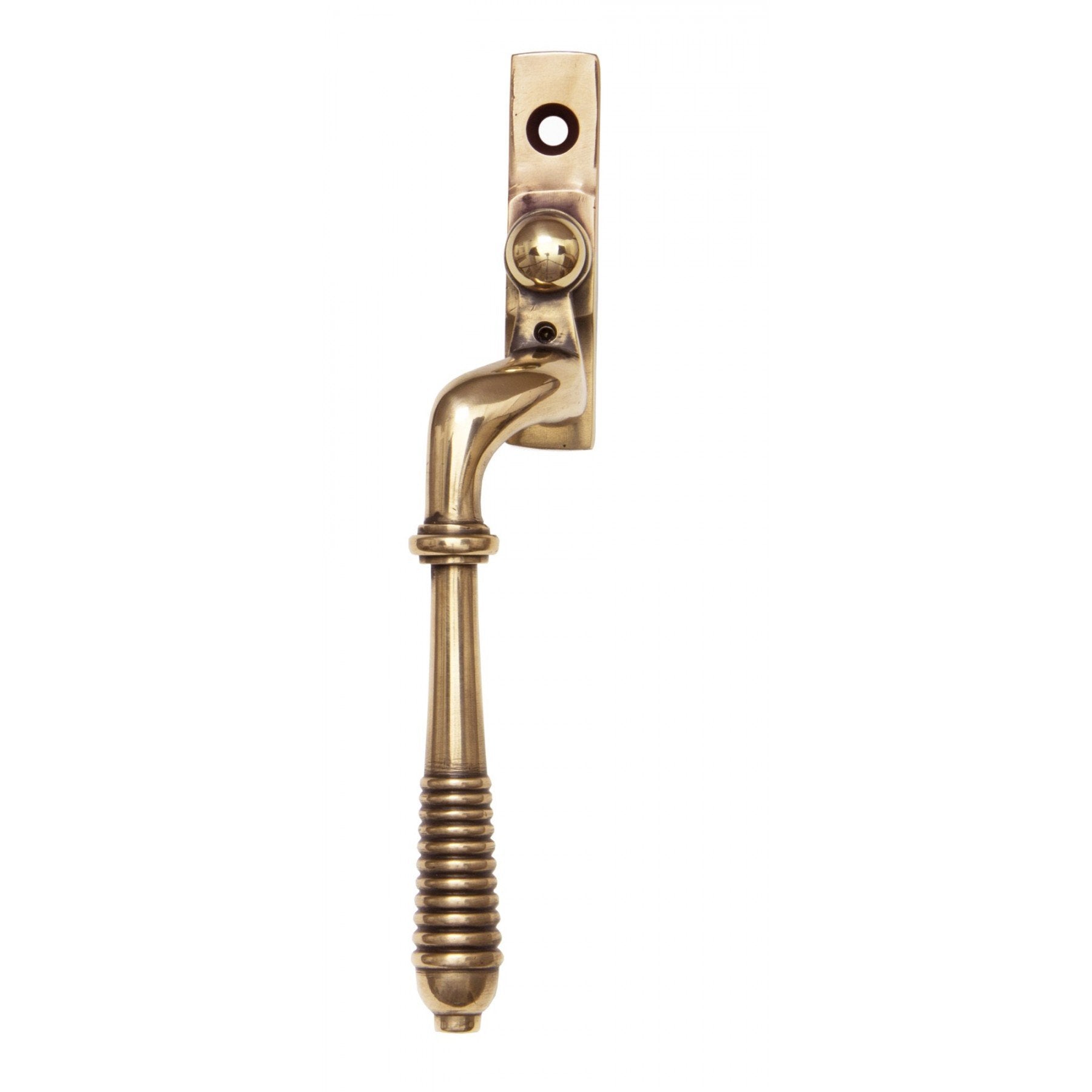 From The Anvil Polished Bronze Reeded Espag - LH - No.42 Interiors