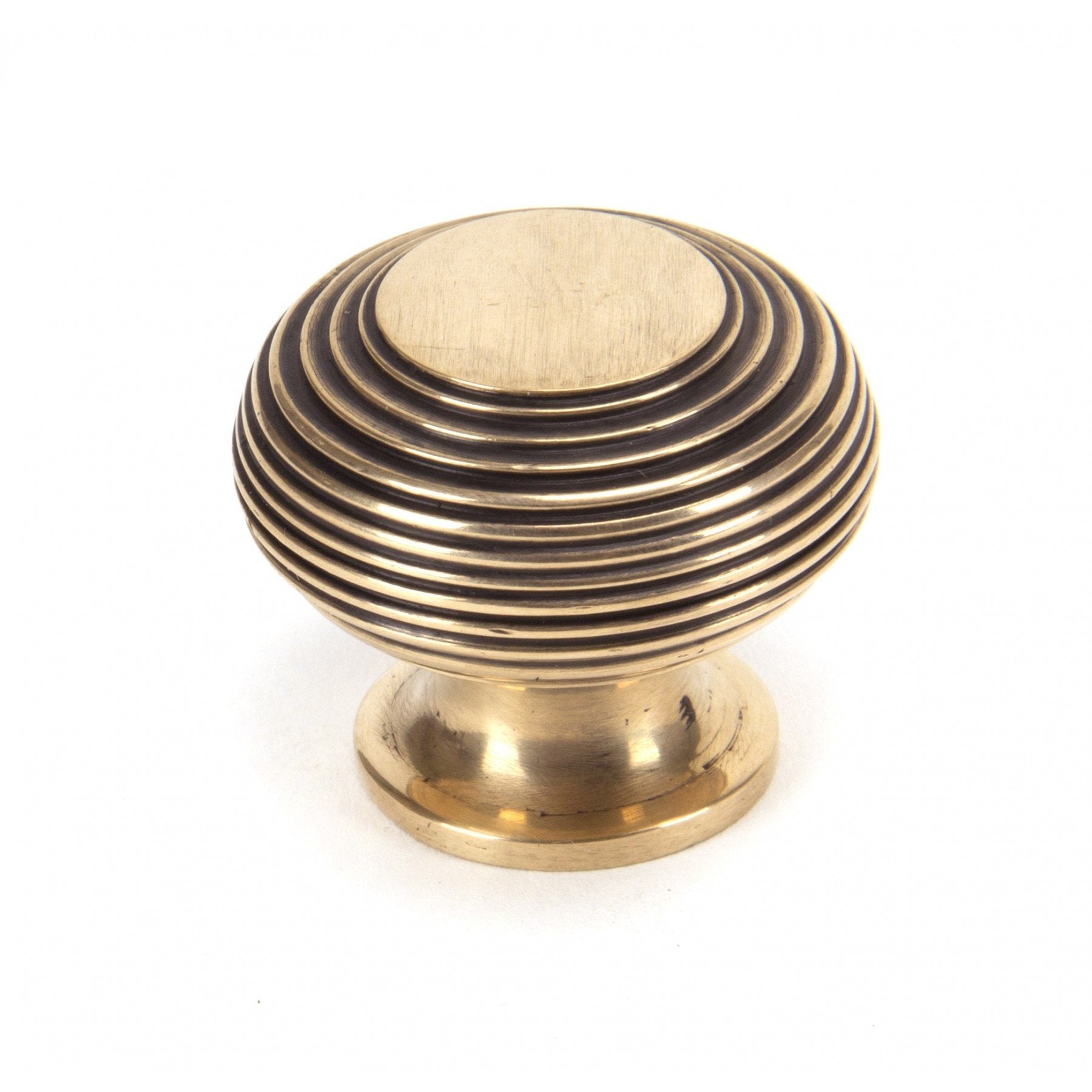 From The Anvil Polished Bronze Beehive Cabinet Knob - Large - No.42 Interiors