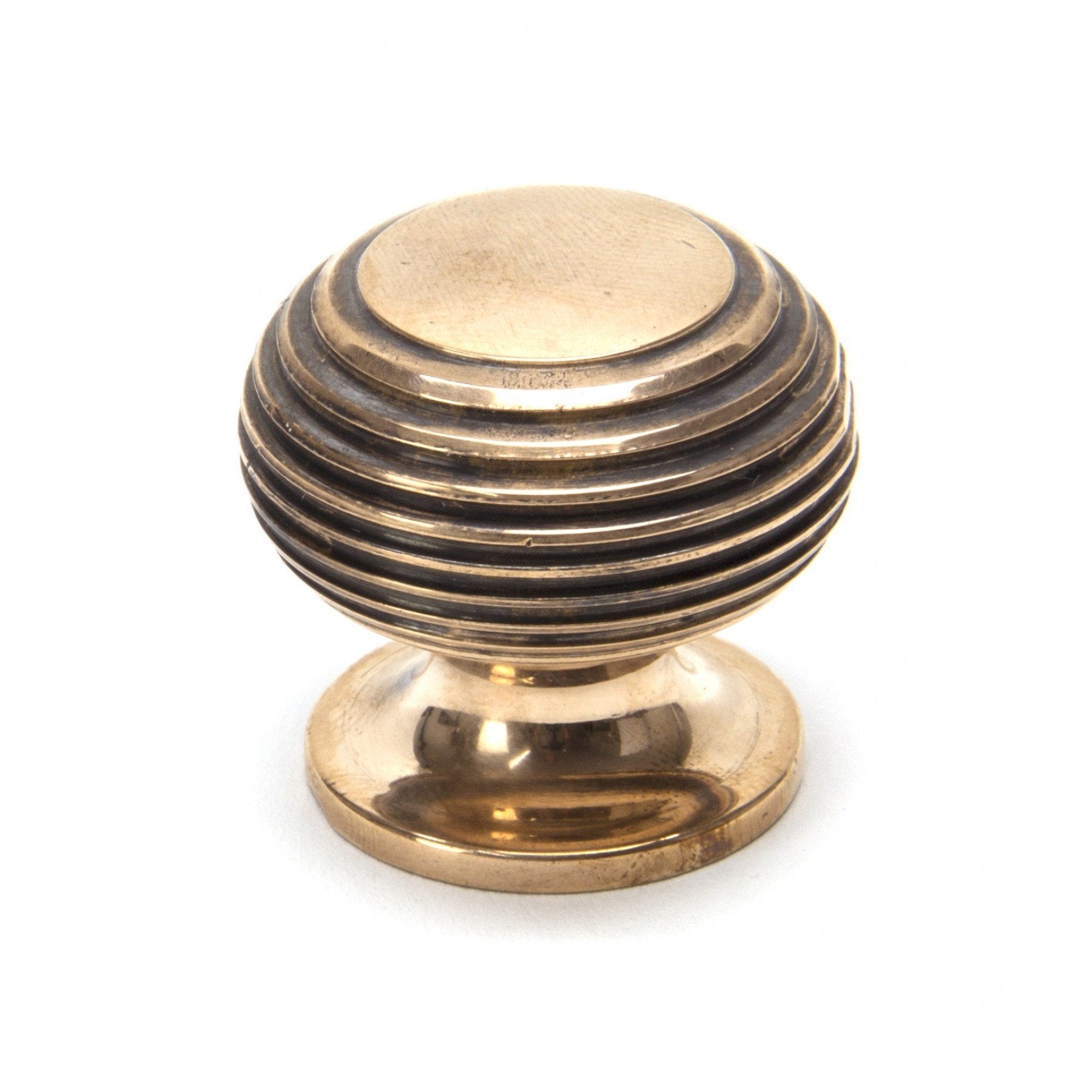 From The Anvil Polished Bronze Beehive Cabinet Knob - Small - No.42 Interiors