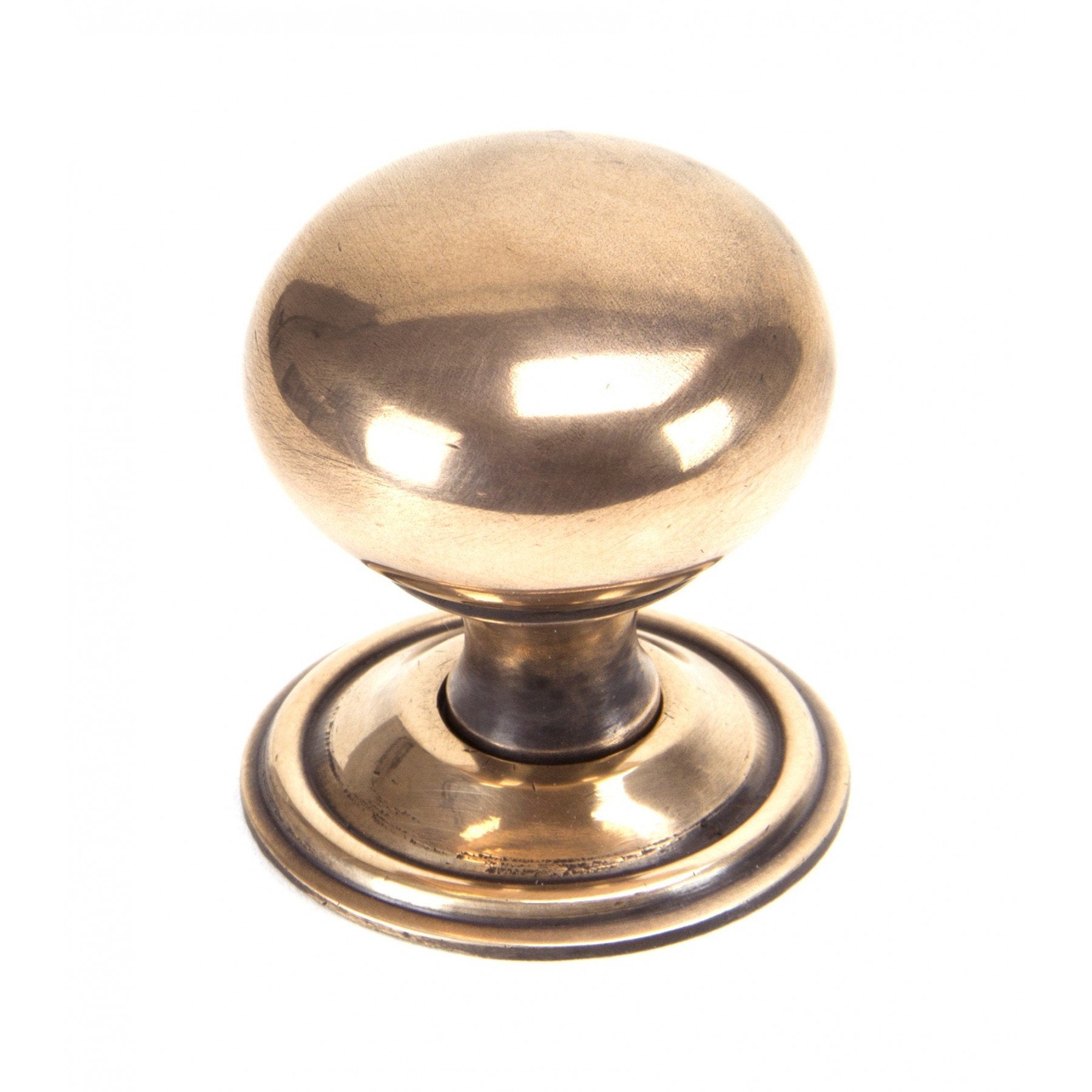 From The Anvil Polished Bronze Mushroom Cabinet Knob - Large - No.42 Interiors