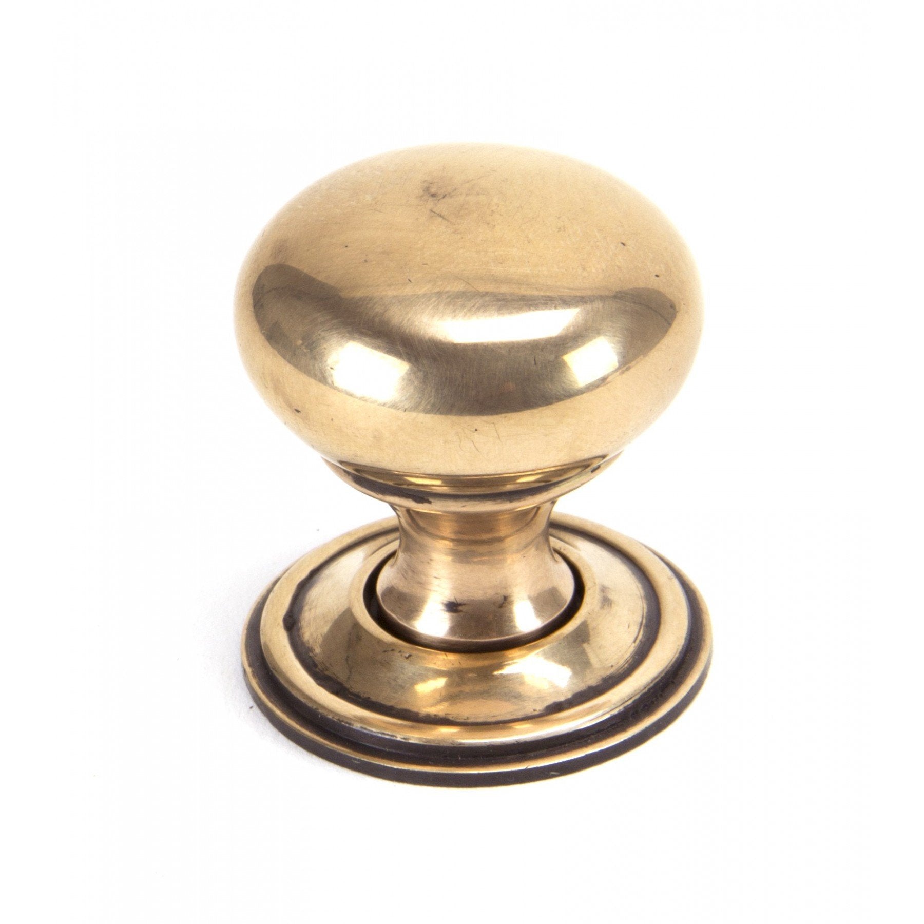 From The Anvil Polished Bronze Mushroom Cabinet Knob - Small - No.42 Interiors