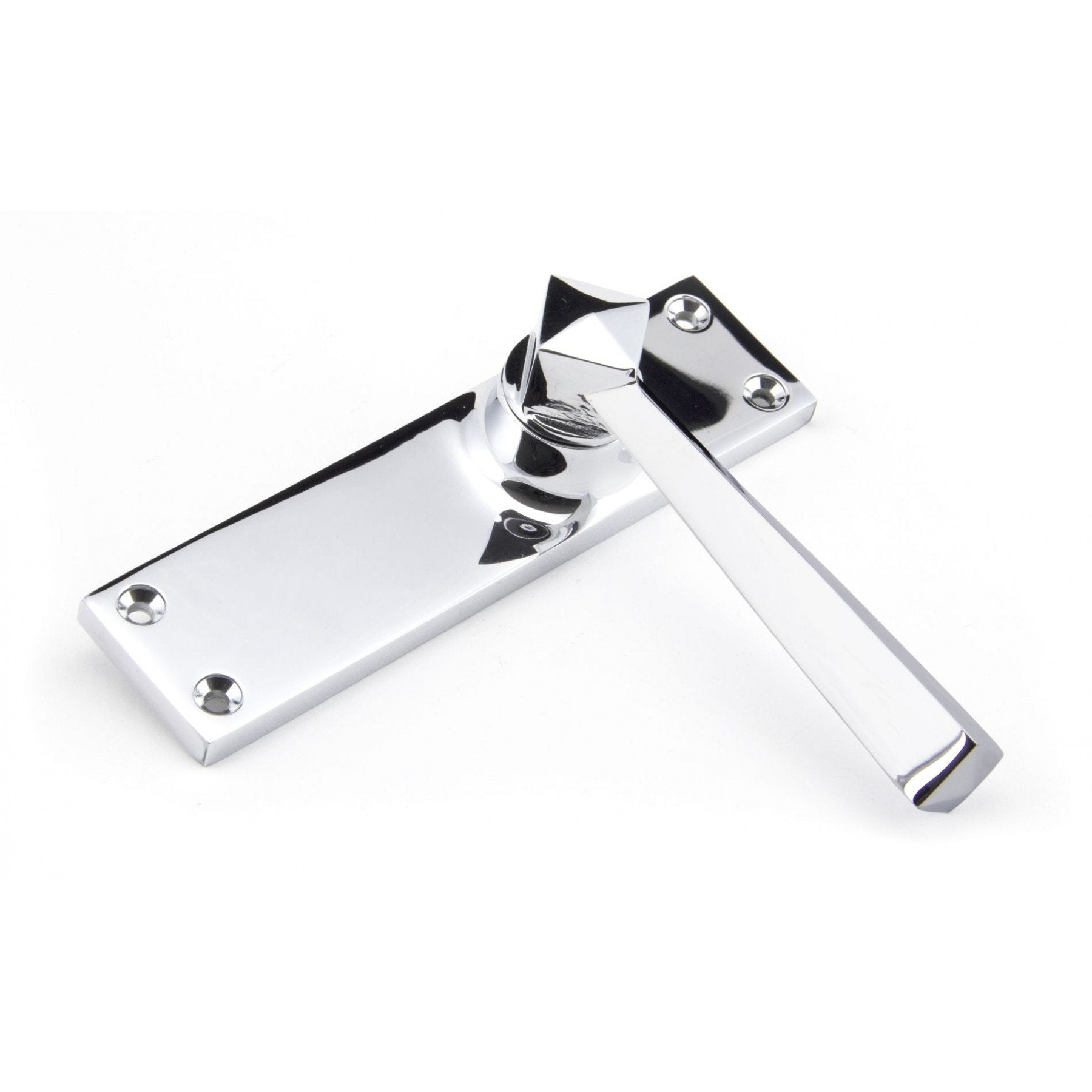 From The Anvil Polished Chrome Straight Lever Latch Set