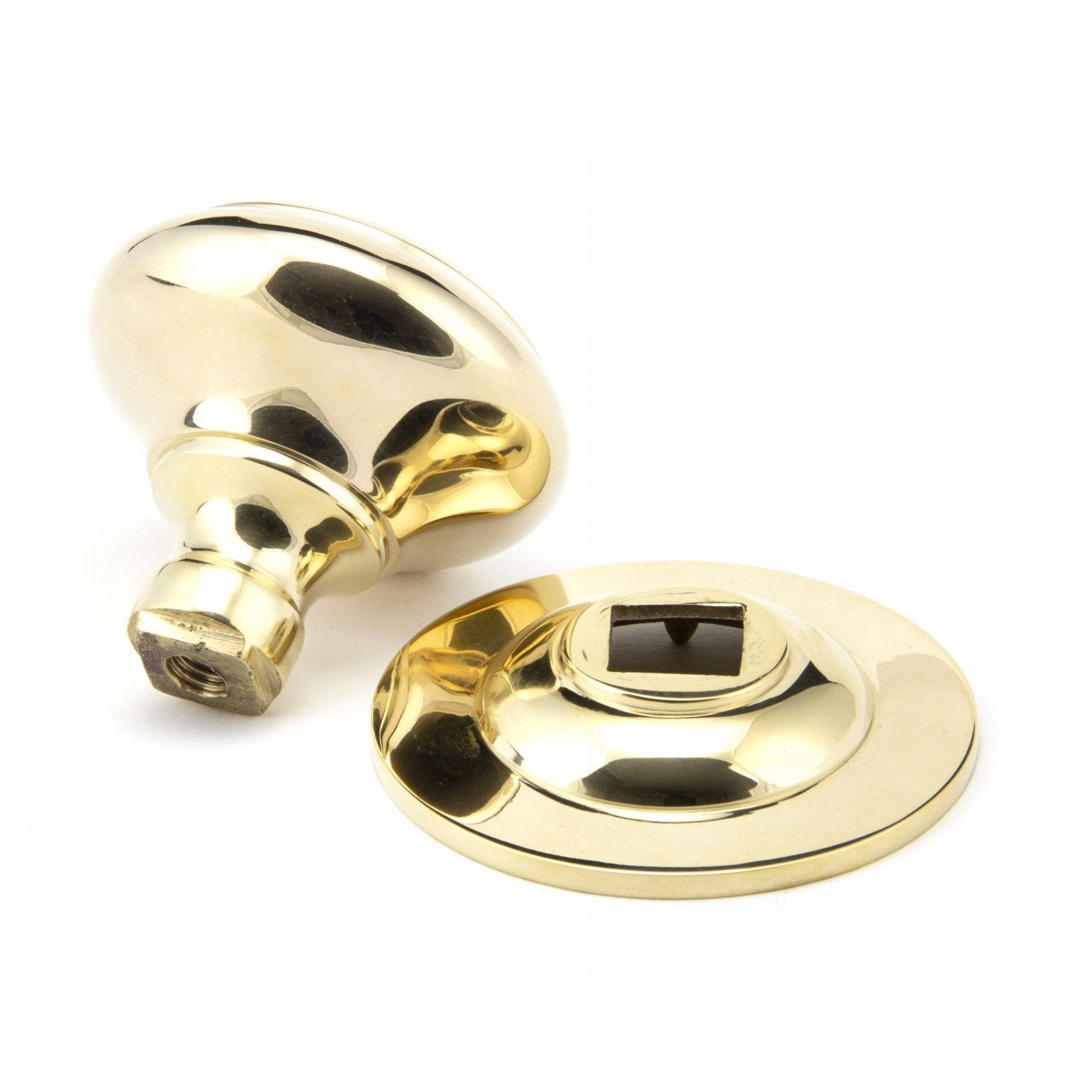 From The Anvil Polished Brass Centre Door Knob