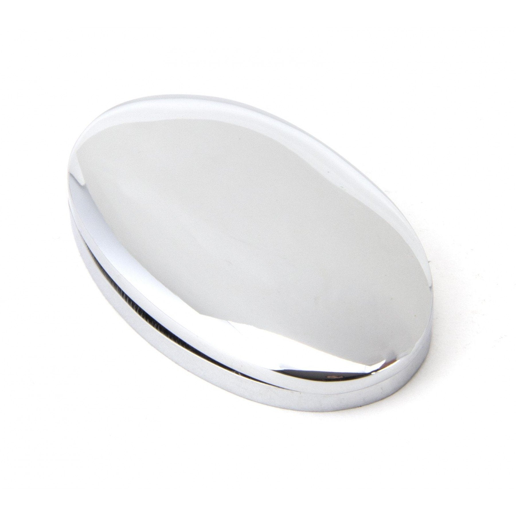 From The Anvil Polished Chrome Oval Escutcheon & Cover - No.42 Interiors