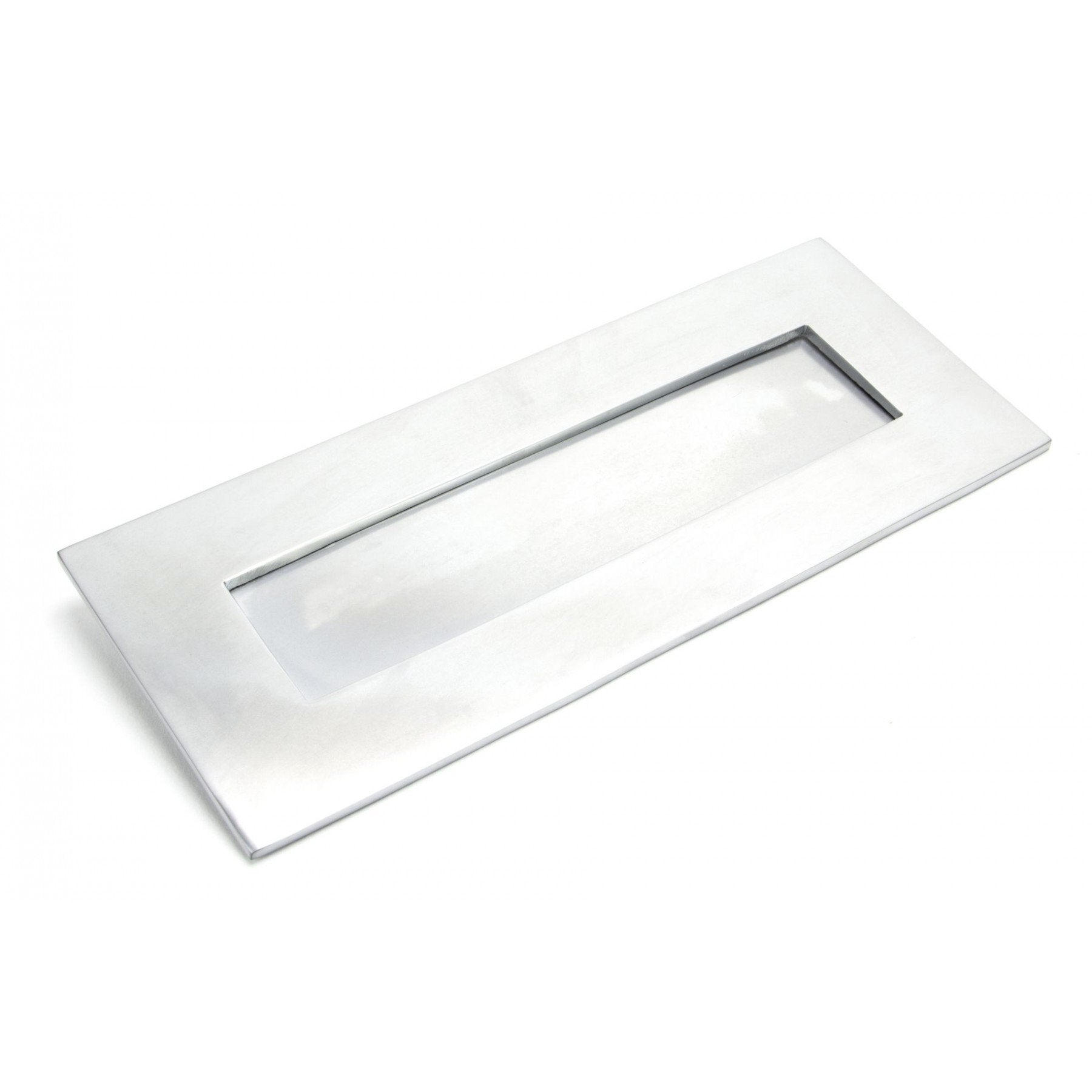 From The Anvil Satin Chrome Small Letter Plate