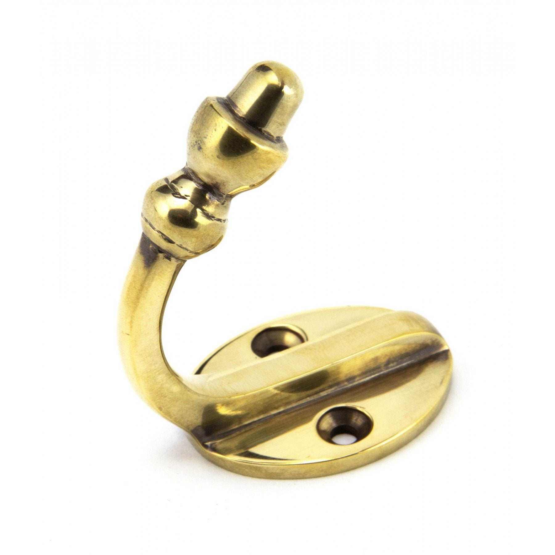 From The Anvil Aged Brass Coat Hook
