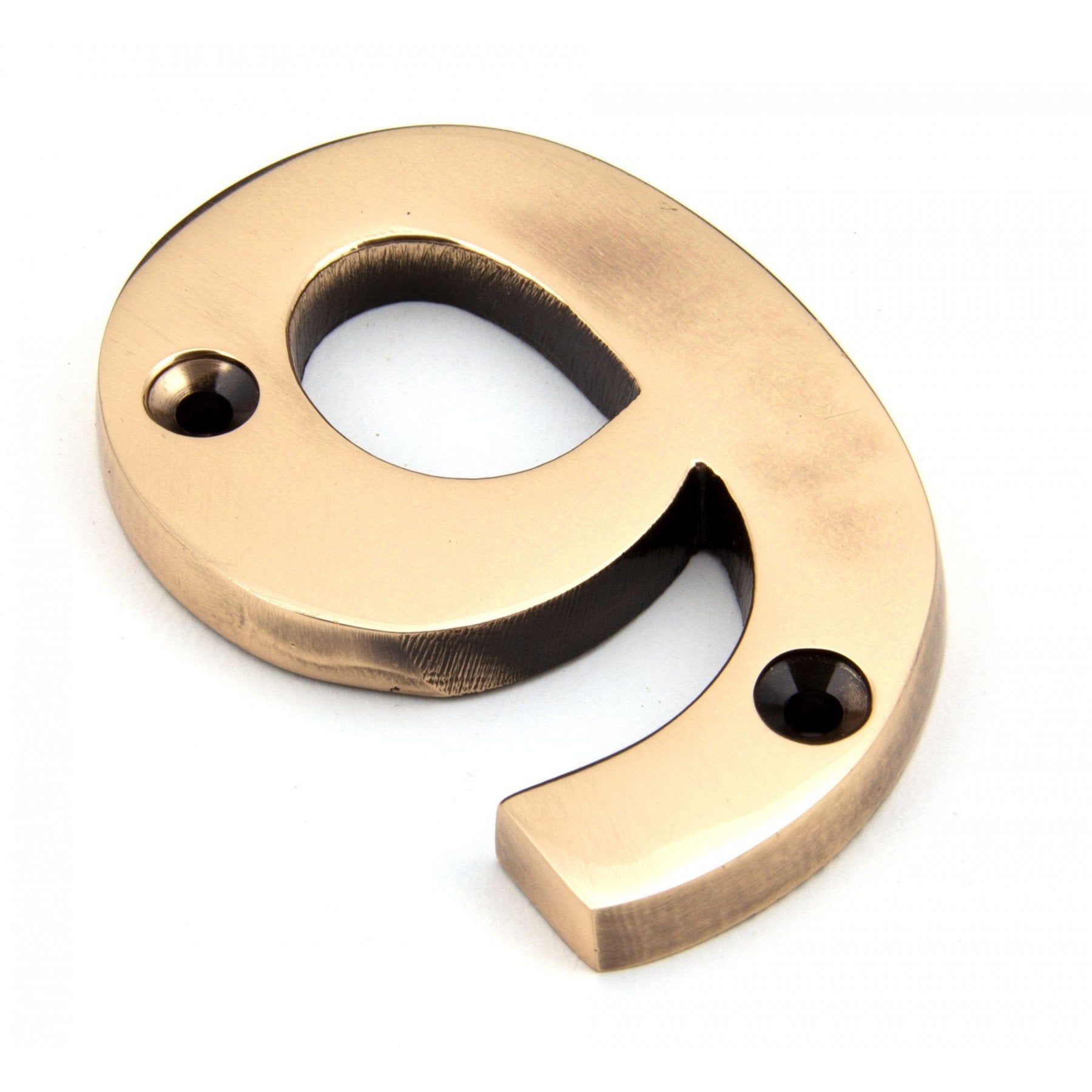 From The Anvil Polished Bronze Numeral 9
