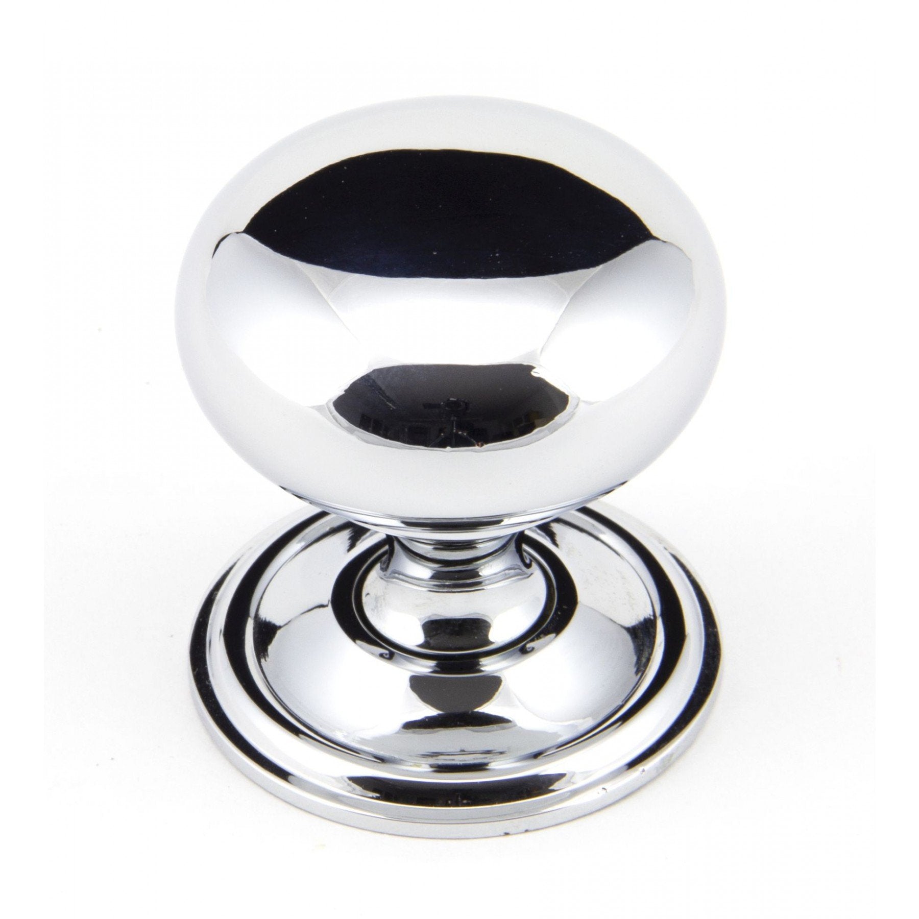 From The Anvil Polished Chrome 38mm Mushroom Cabinet Knob - No.42 Interiors
