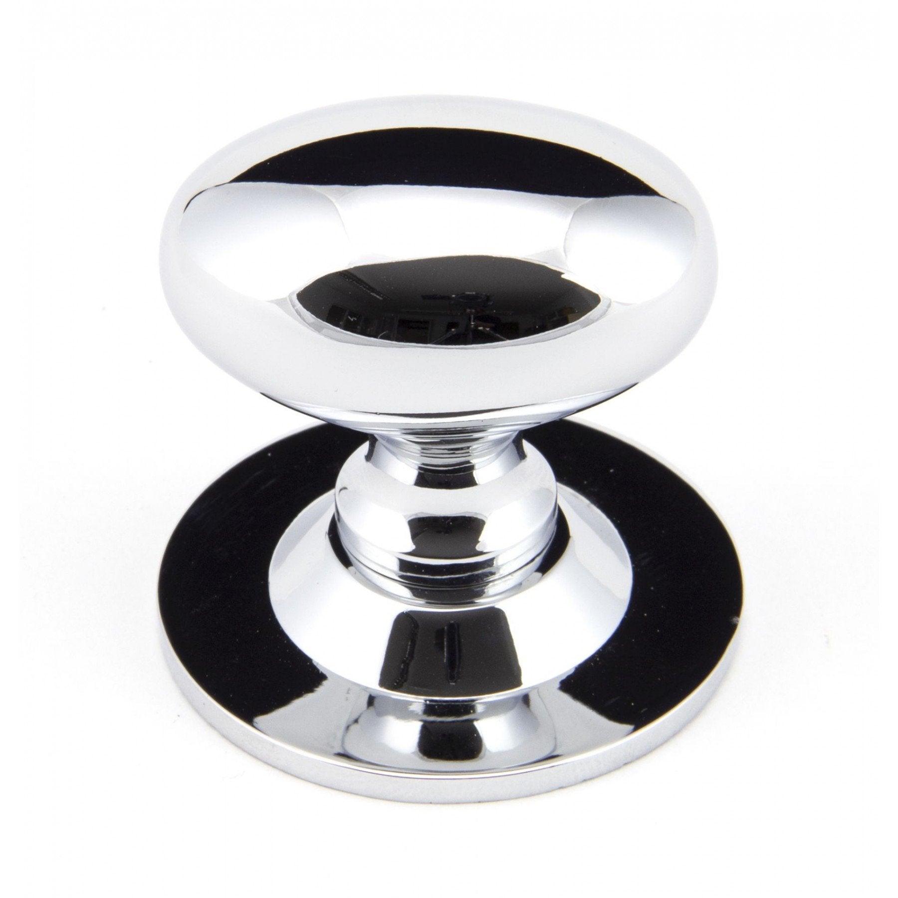 From The Anvil Polished Chrome 40mm Oval Cabinet Knob