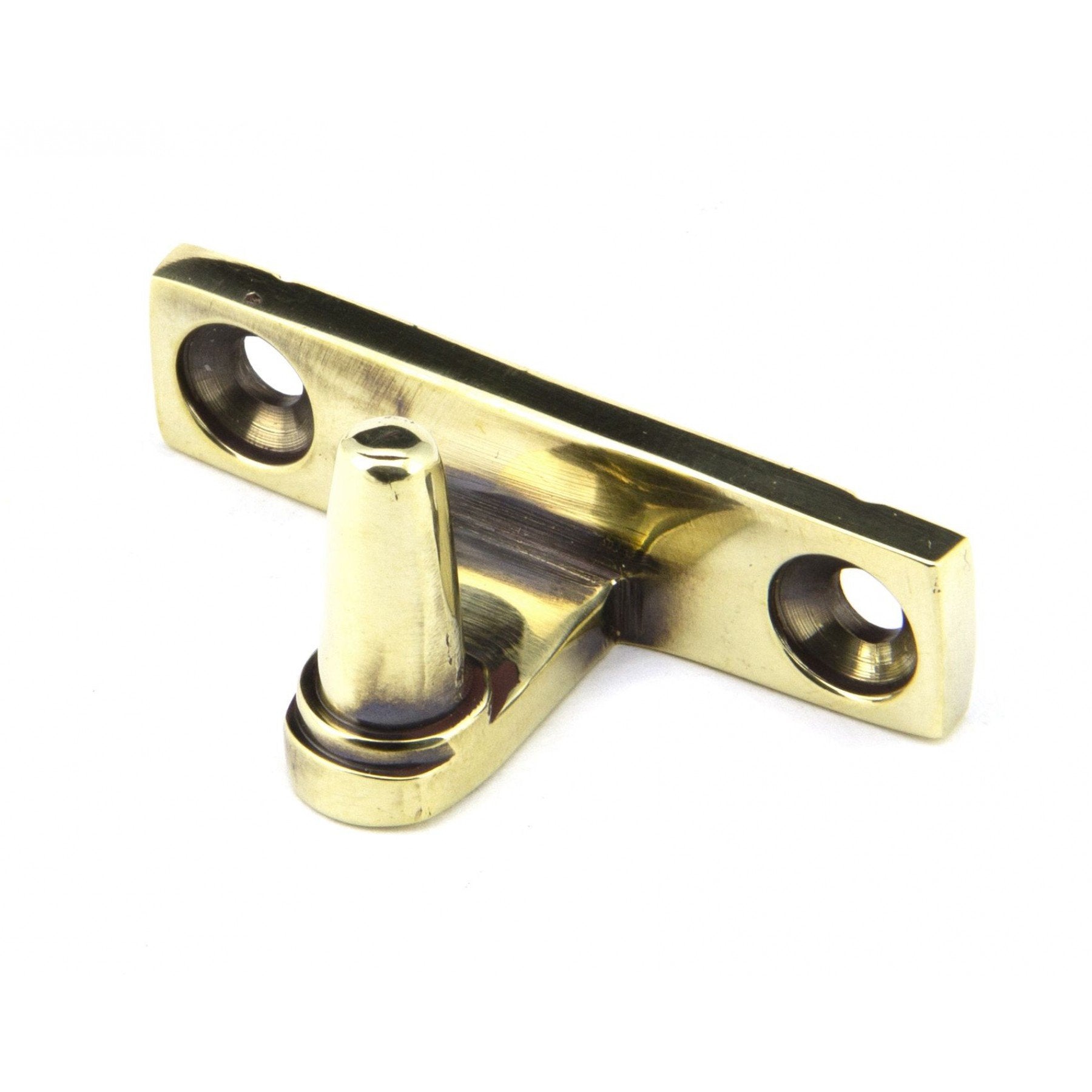 From The Anvil Aged Brass Cranked Stay Pin - No.42 Interiors