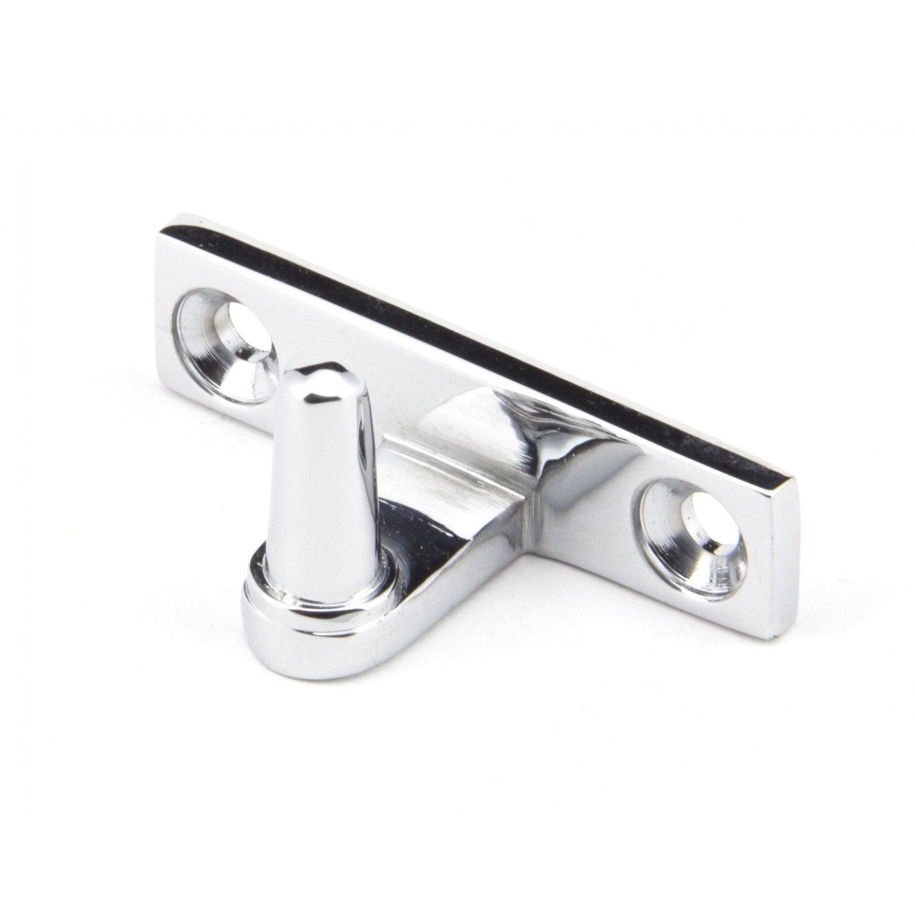 From The Anvil Polished Chrome Cranked Stay Pin - No.42 Interiors