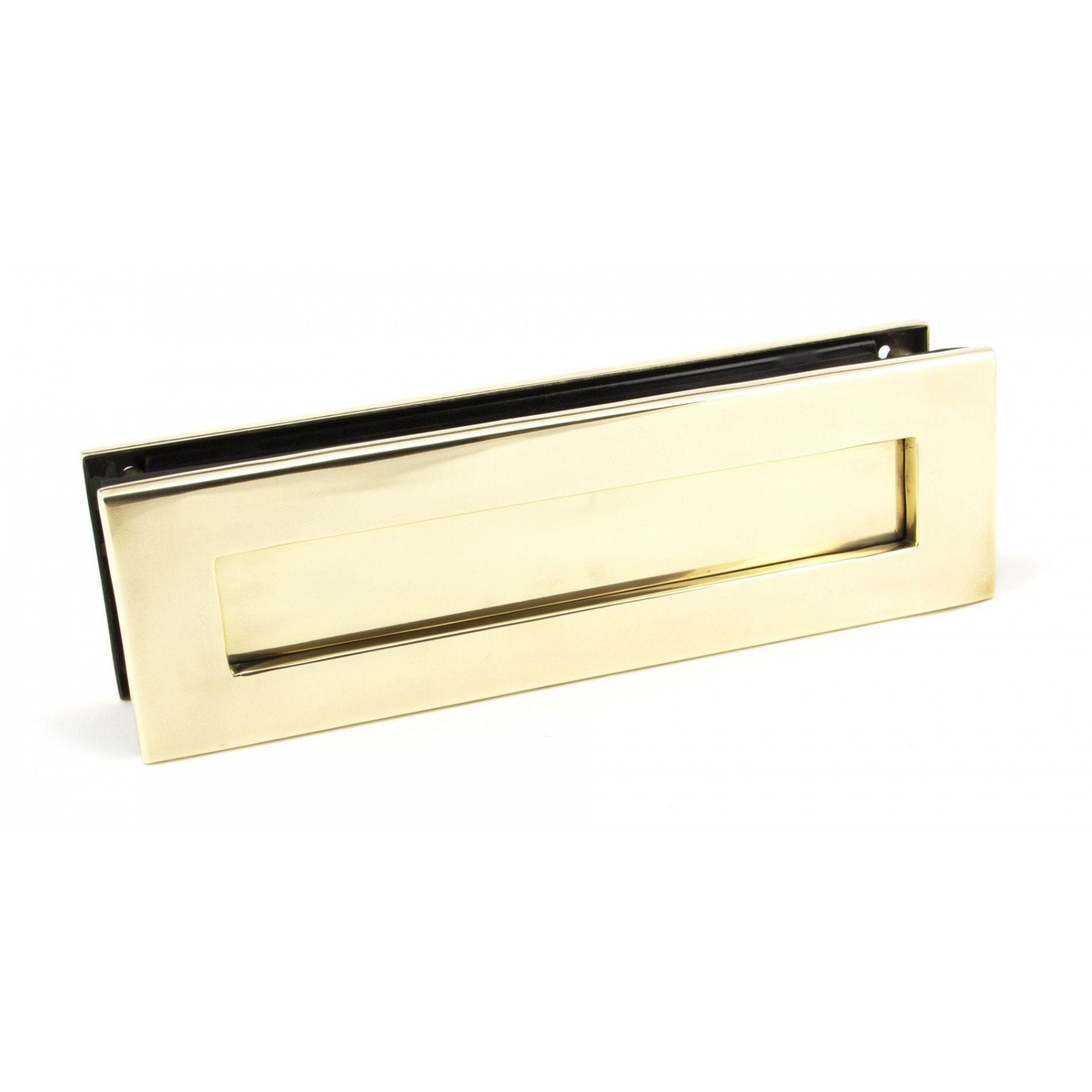 From The Anvil Aged Brass Traditional Letterbox - No.42 Interiors