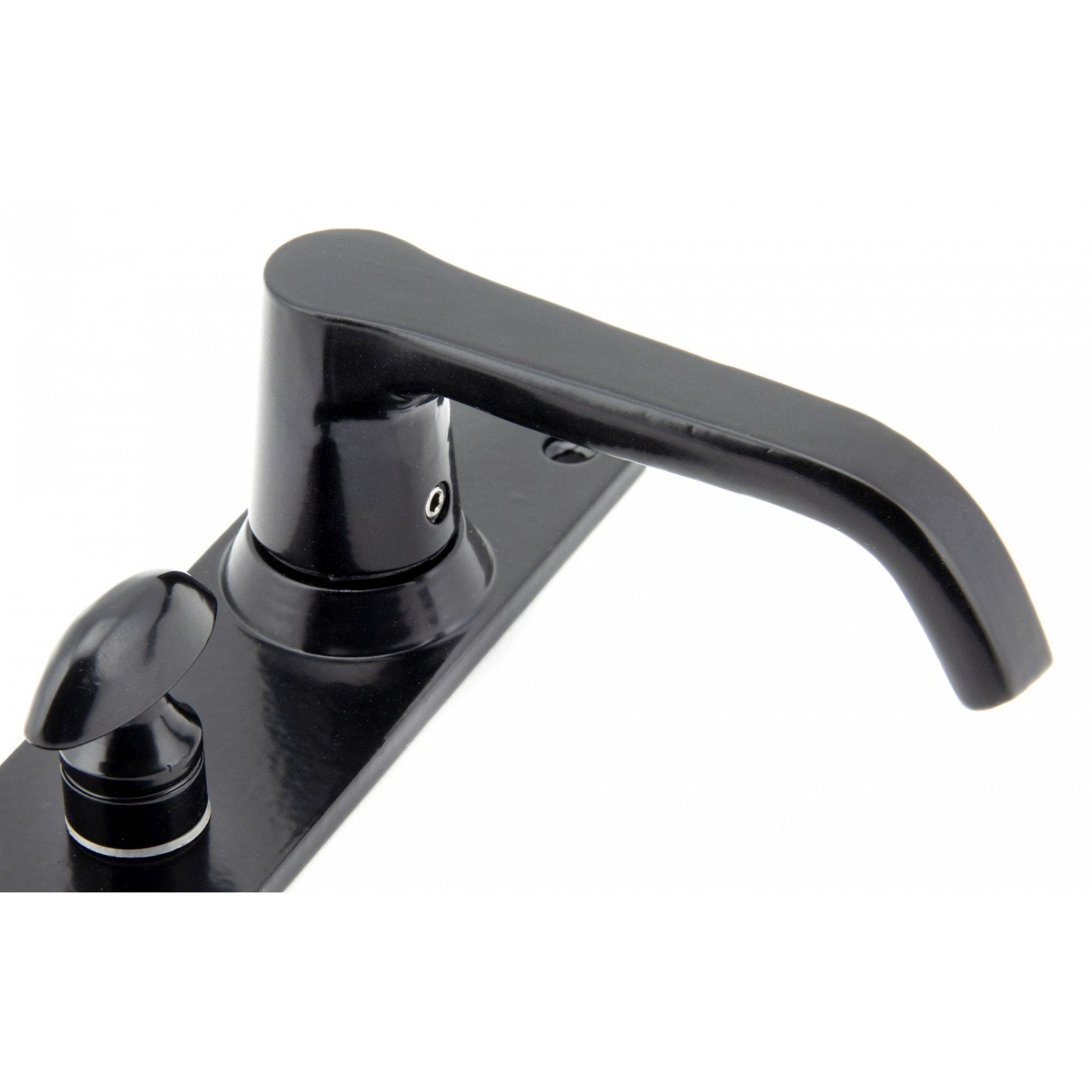 From The Anvil Black Deluxe Lever Bathroom Set