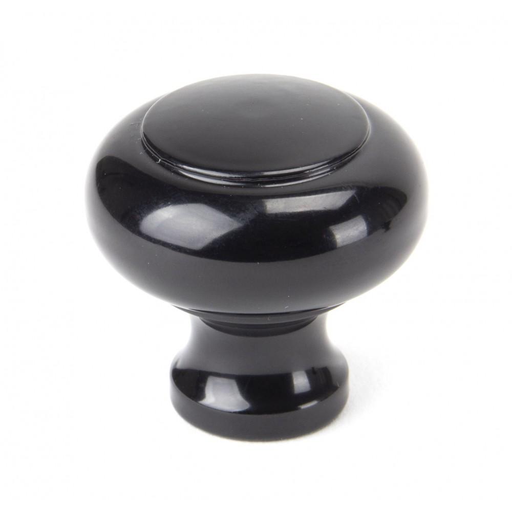 From The Anvil Black Regency Cupboard Knob - Large - No.42 Interiors